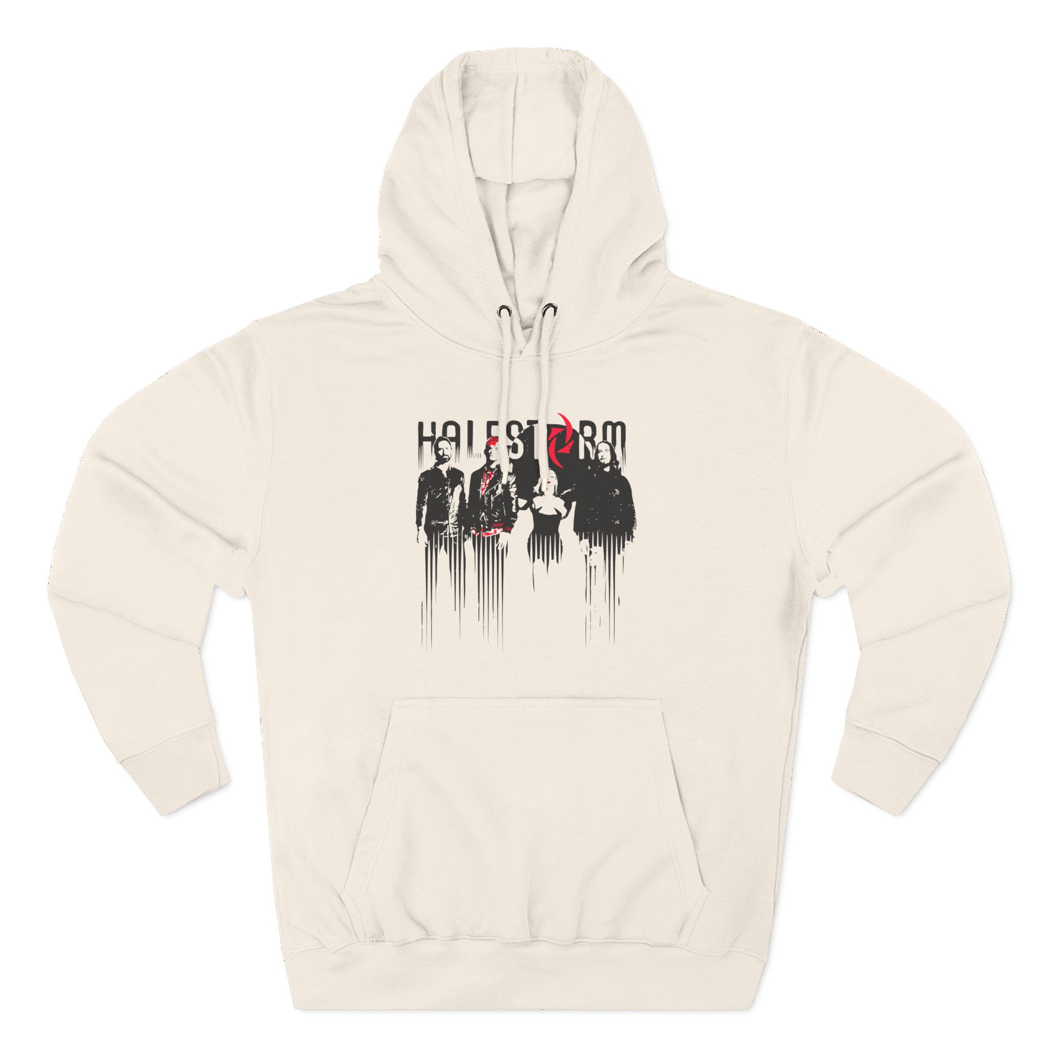 Halestorm X I Prevail Can U See Me in the Dark Three-Panel Fleece Hoodie