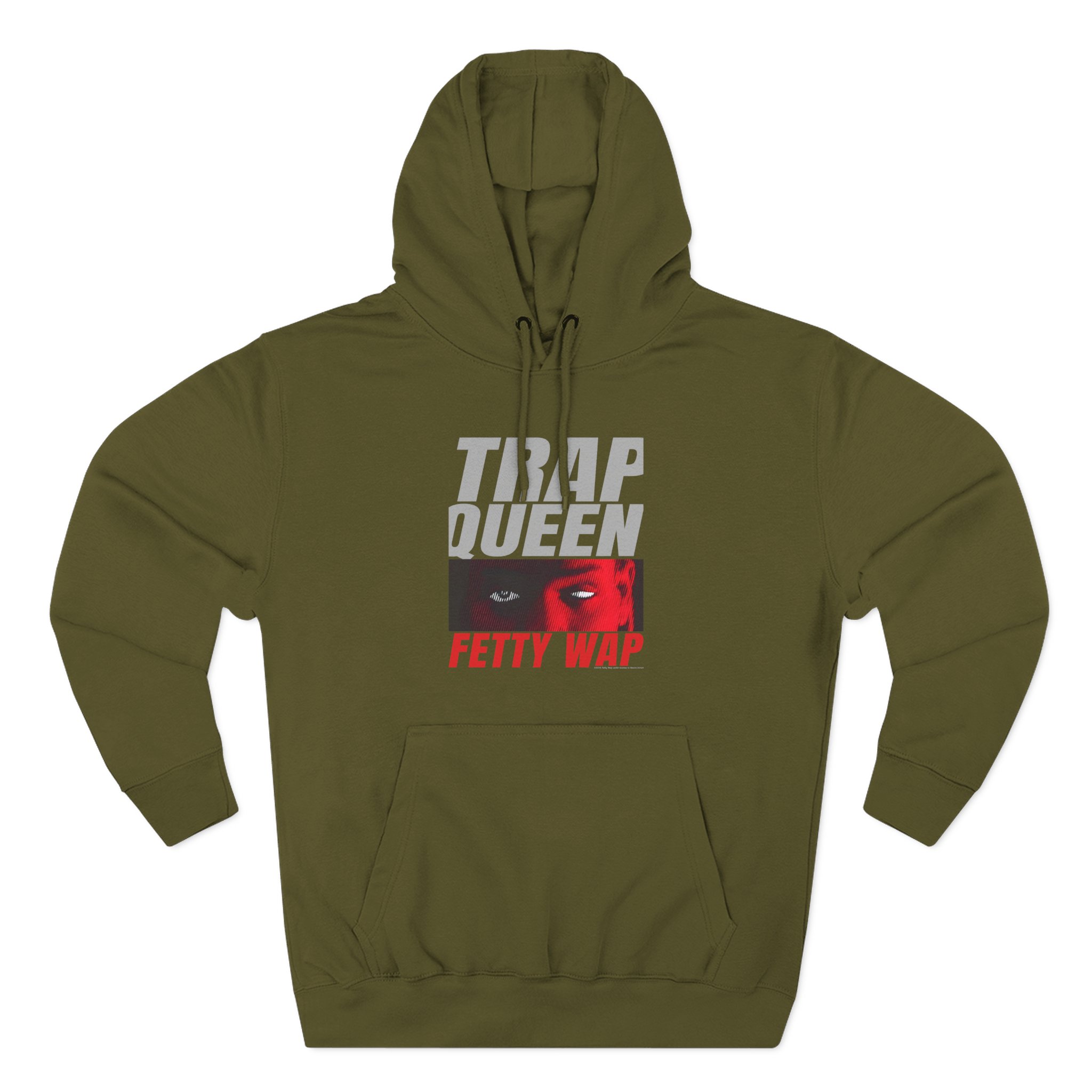 Fetty Wap Trap Queen Three-Panel Fleece Hoodie