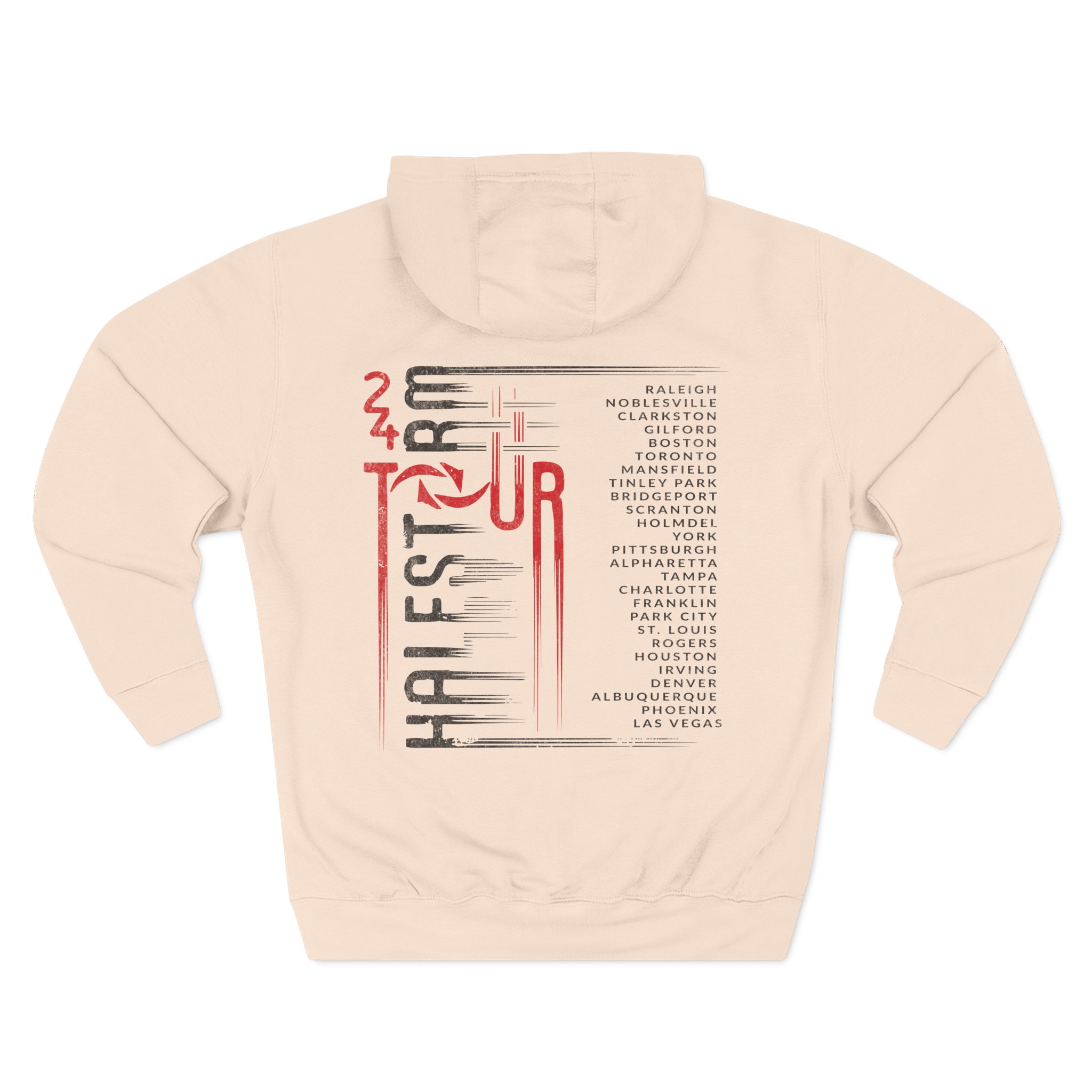 Halestorm X I Prevail Can U See Me in the Dark Three-Panel Fleece Hoodie