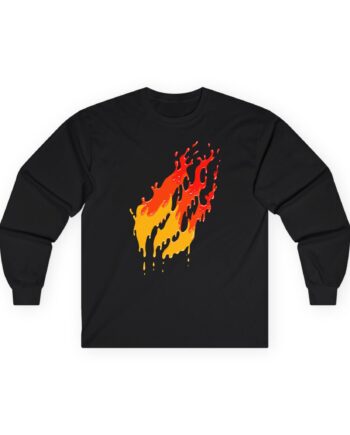 Preston Fire Drip Unisex Ultra Cotton Long Sleeve Tee