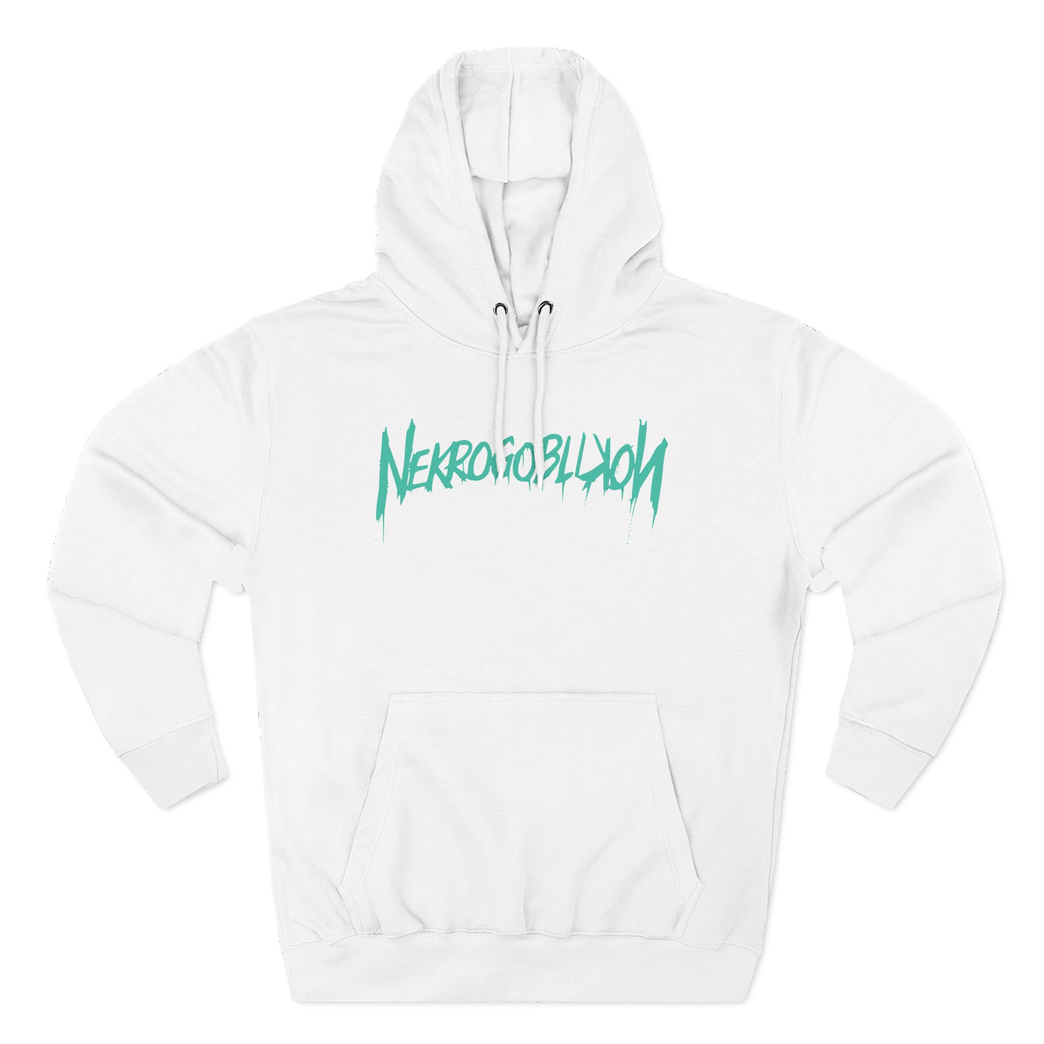 Nekrogoblikon Goblin Mode Crystal Wash Three-Panel Fleece Hoodie