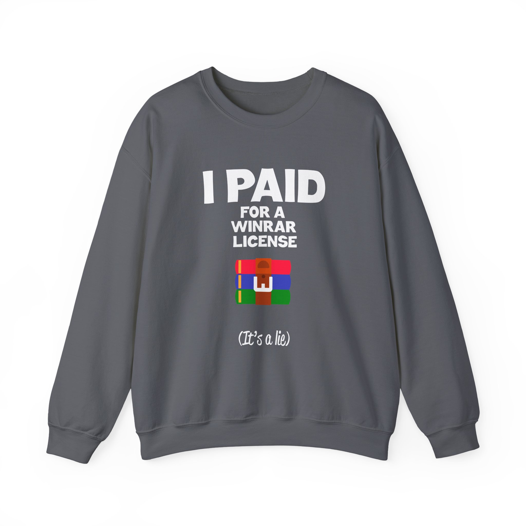 Winrar I Paid for a License Unisex Heavy Blendâ„¢ Crewneck Sweatshirt