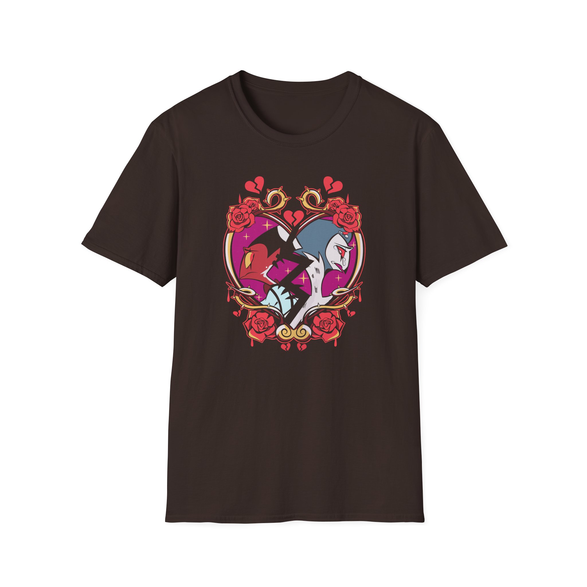 Vivziepop Shattered Hearts Unisex Softstyle T-Shirt