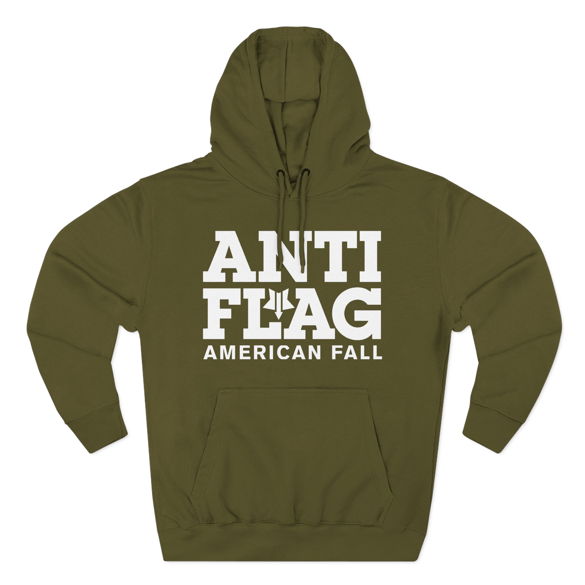 Anti Flag American Fall Three-Panel Fleece Hoodie