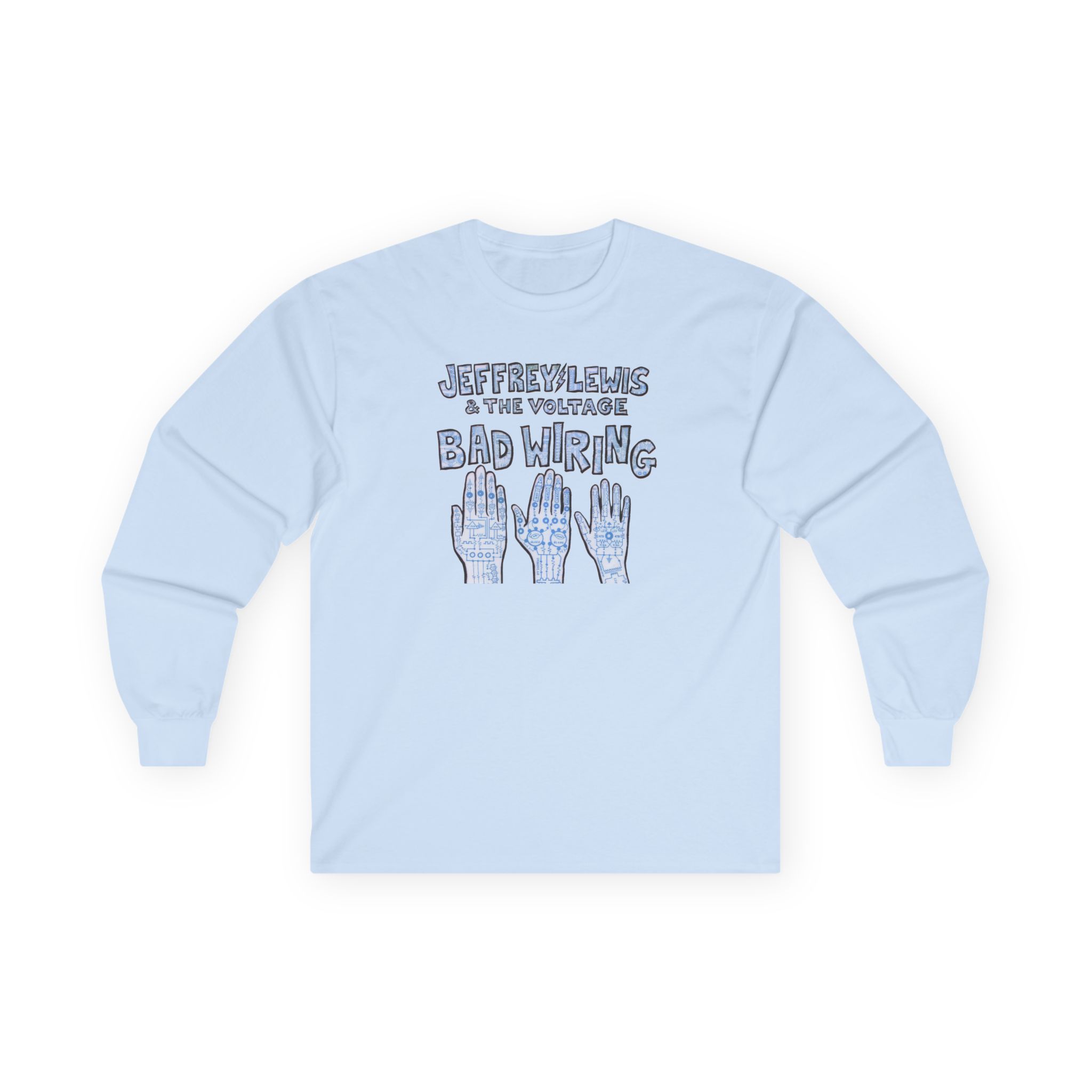 Jeffrey Lewis Bad Wiring 12" Unisex Ultra Cotton Long Sleeve Tee