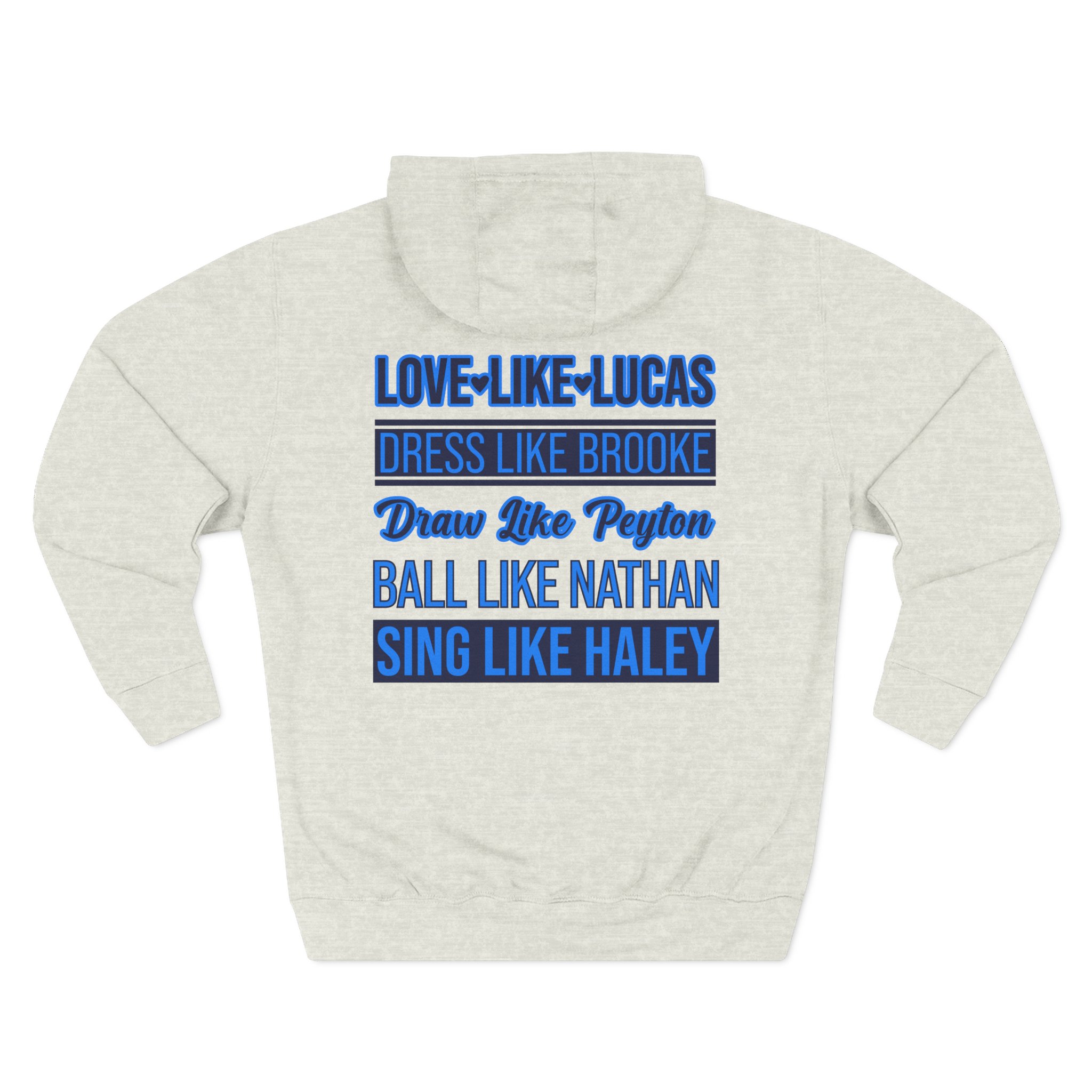 One Tree Hill Love Like Lucas Three-Panel Fleece Hoodie