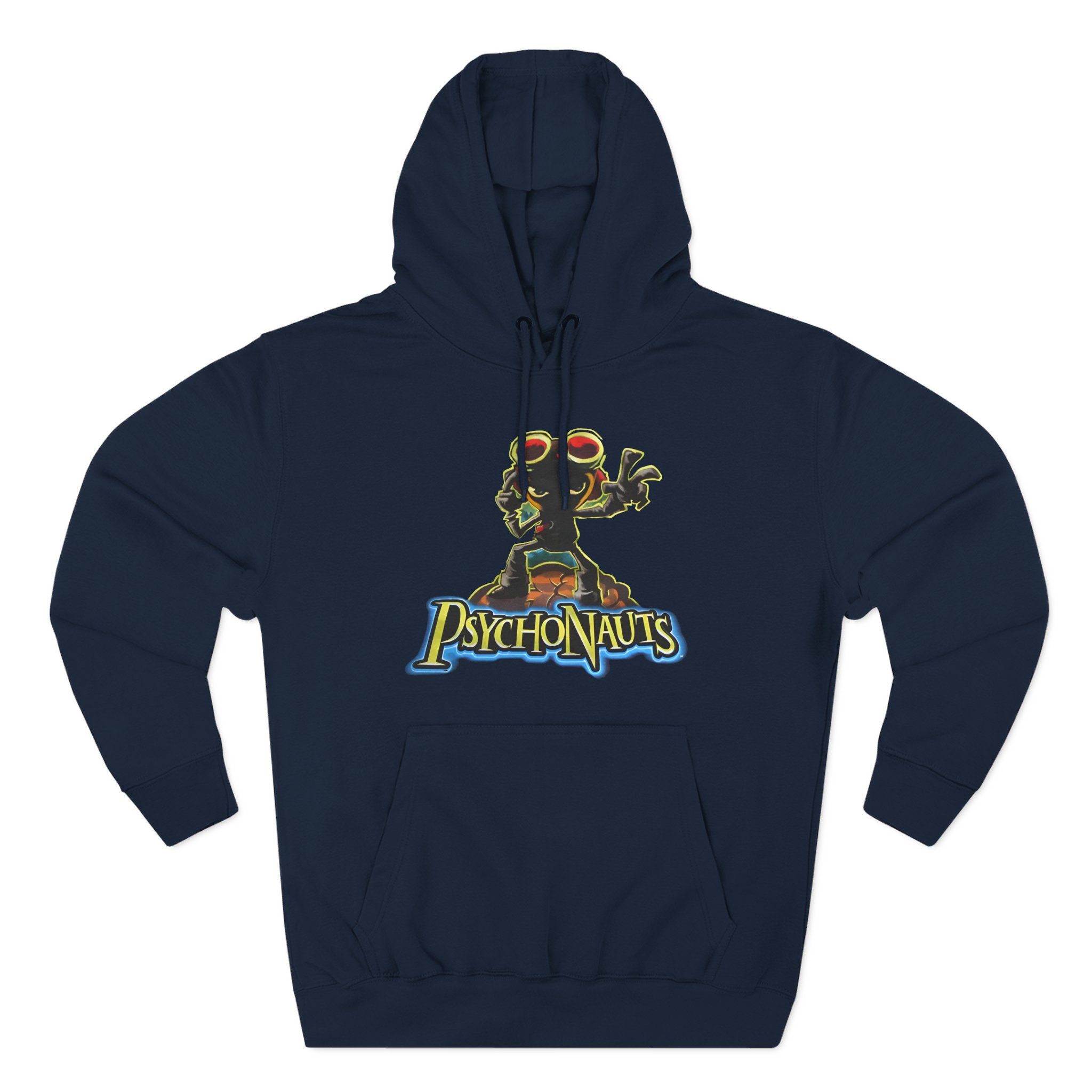Double Fine Psychonauts Raz Three-Panel Fleece Hoodie