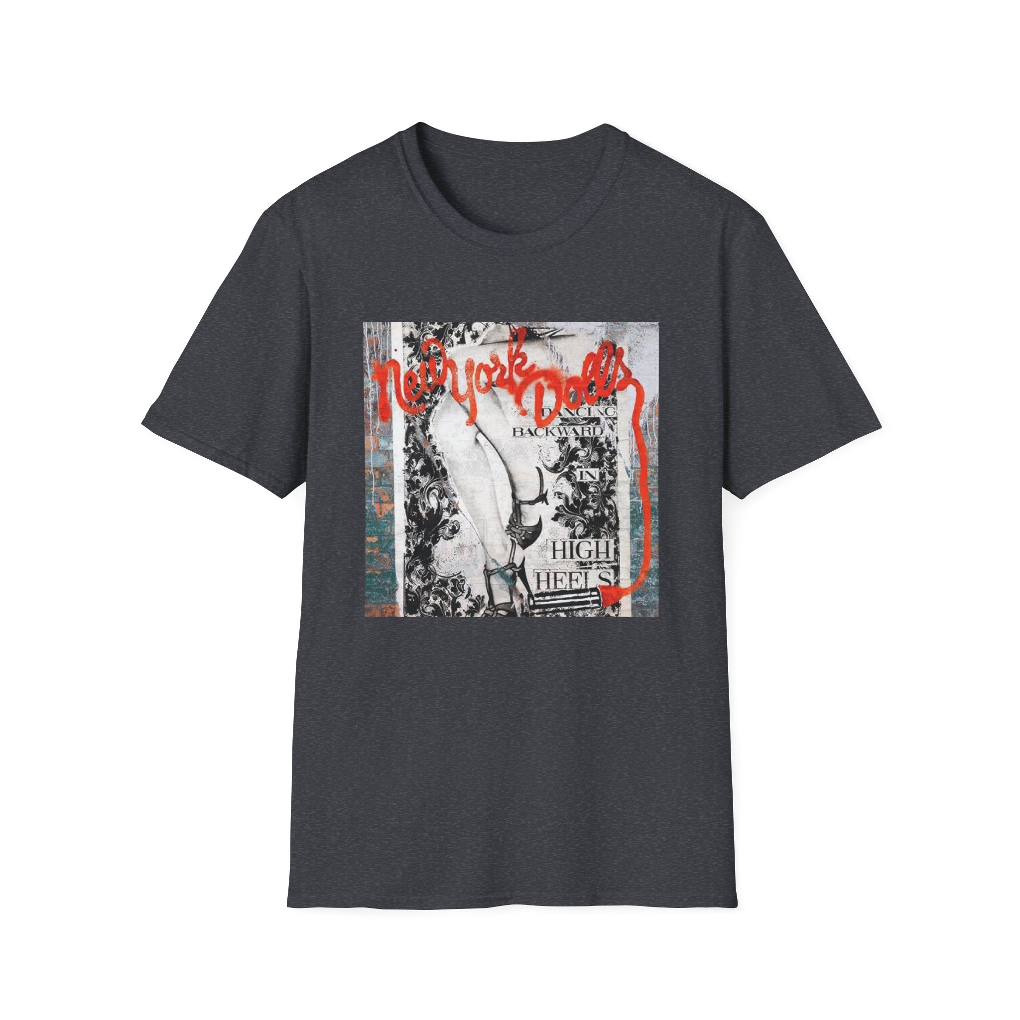 New York Dolls Dancing Backward Album Unisex Softstyle T-Shirt