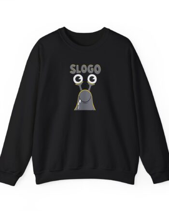 Slogoman Snail Cute Unisex Heavy Blend™ Crewneck Sweatshirt