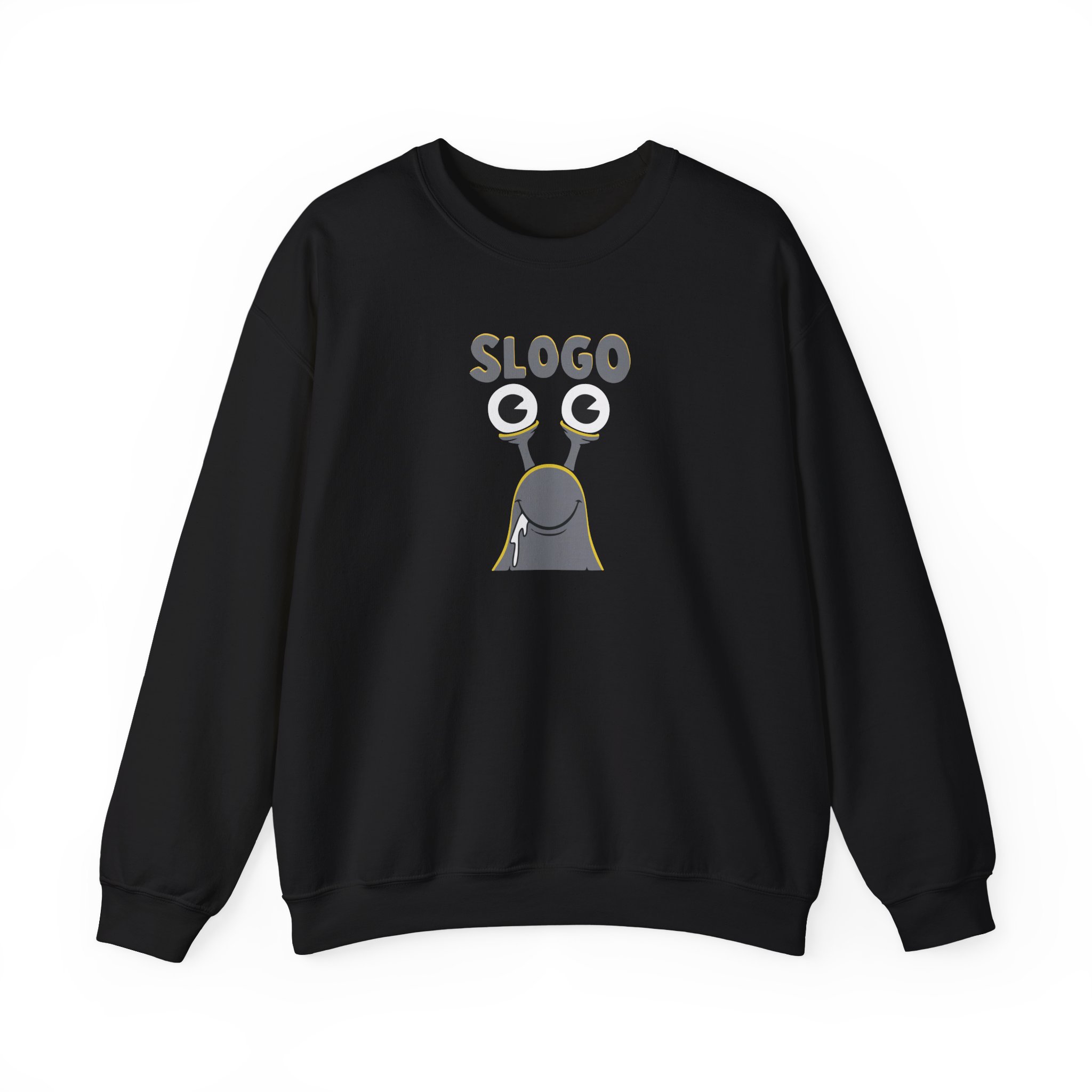 Slogoman Snail Cute Unisex Heavy Blendâ„¢ Crewneck Sweatshirt