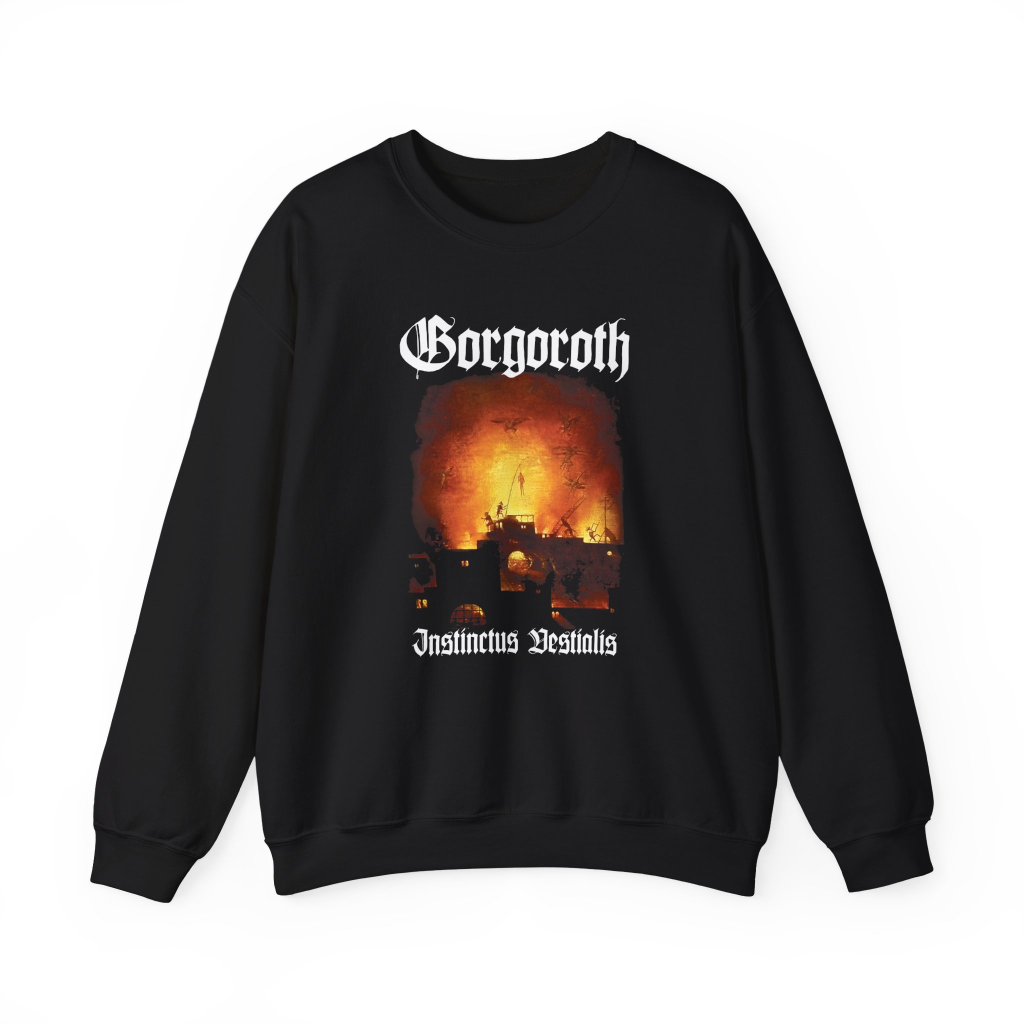 Gorgoroth Instinctus Bestialis Unisex Heavy Blendâ„¢ Crewneck Sweatshirt