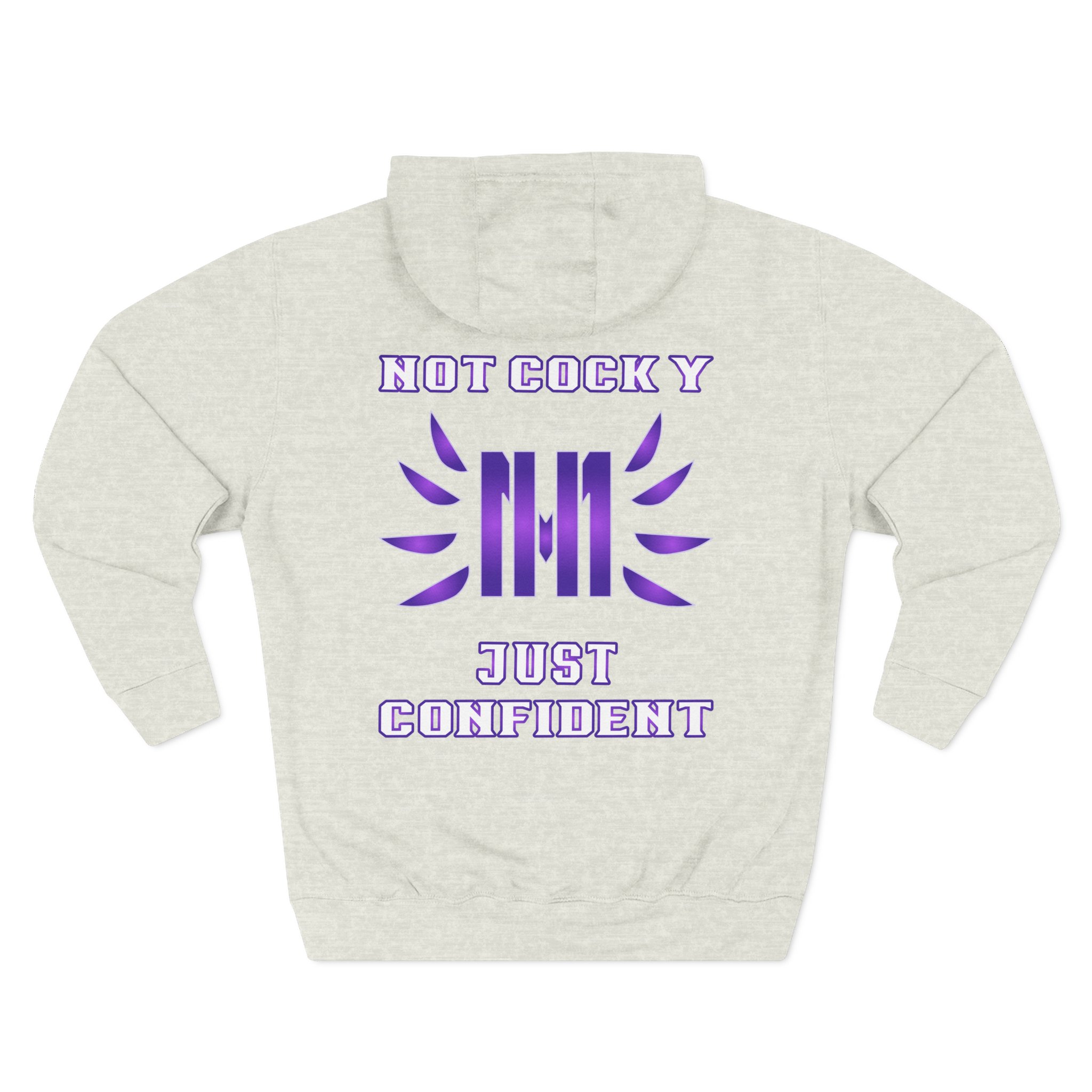 Heelmike Three-Panel Fleece Hoodie