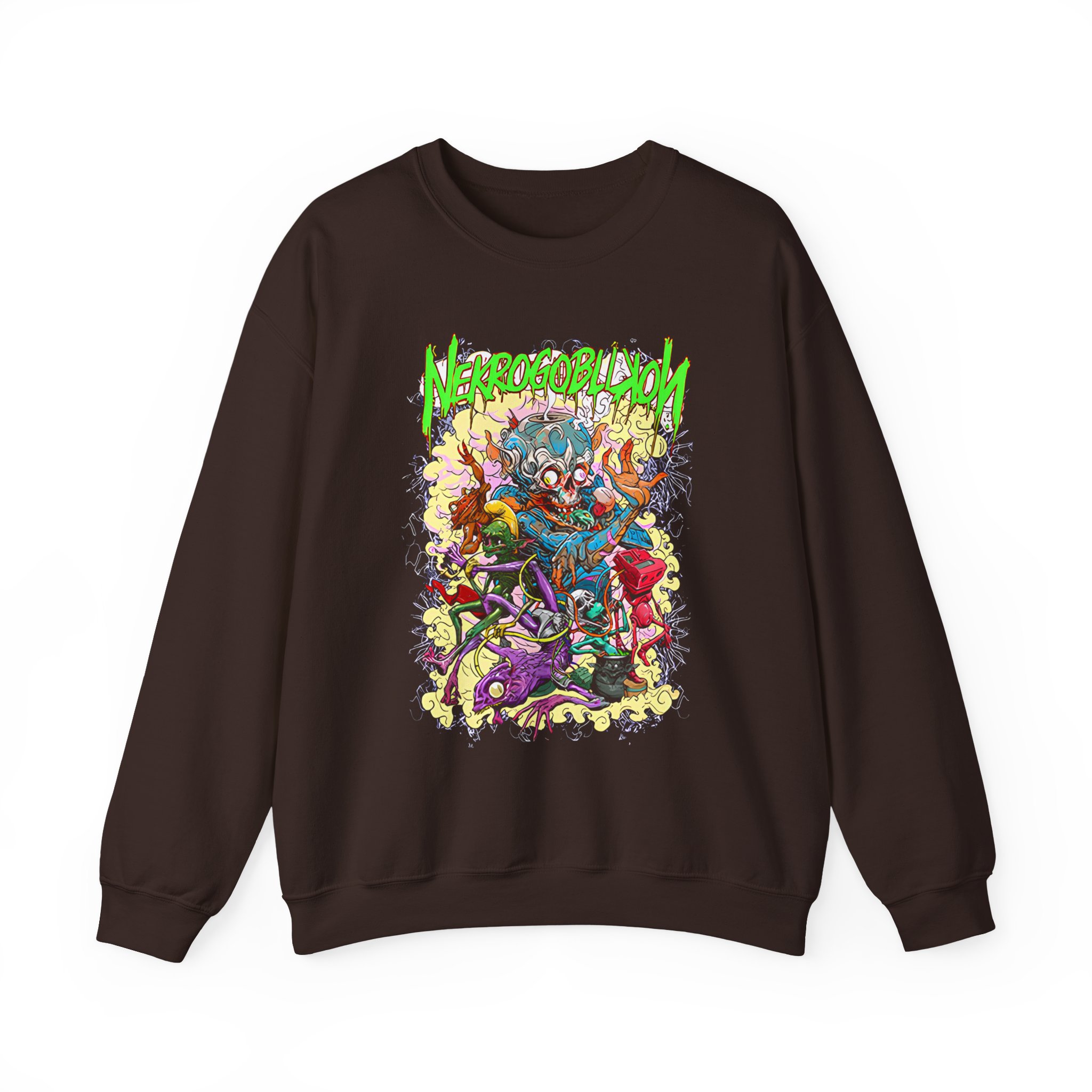 Nekrogoblikon We Are Filming Content Unisex Heavy Blendâ„¢ Crewneck Sweatshirt