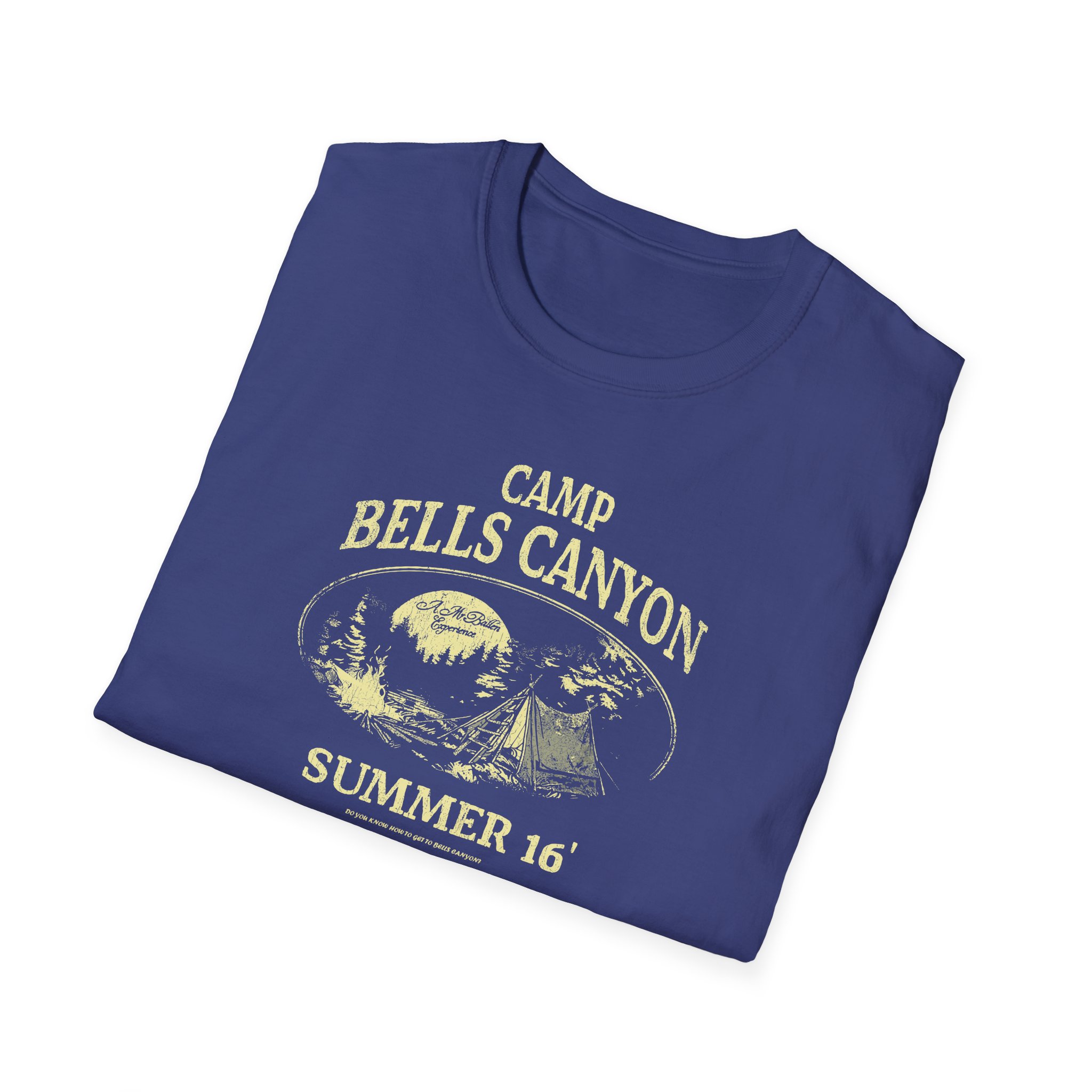 Mrballen Bells Canyon Distressed Unisex Softstyle T-Shirt