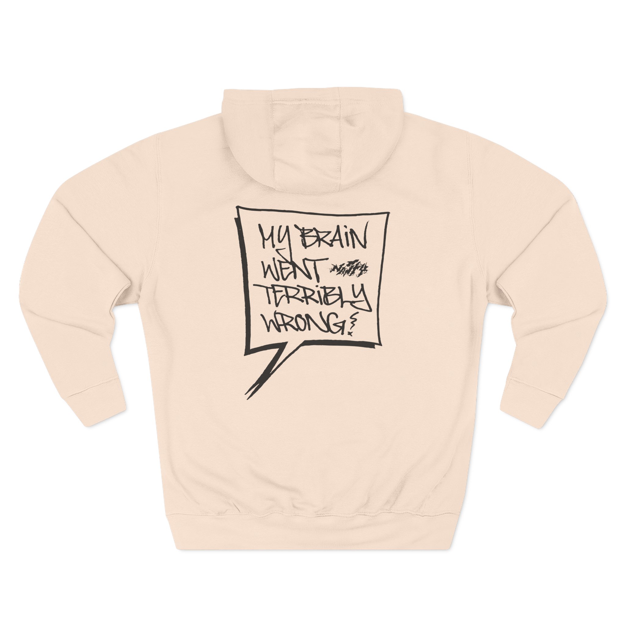 Nasty mbwtw Three-Panel Fleece Hoodie