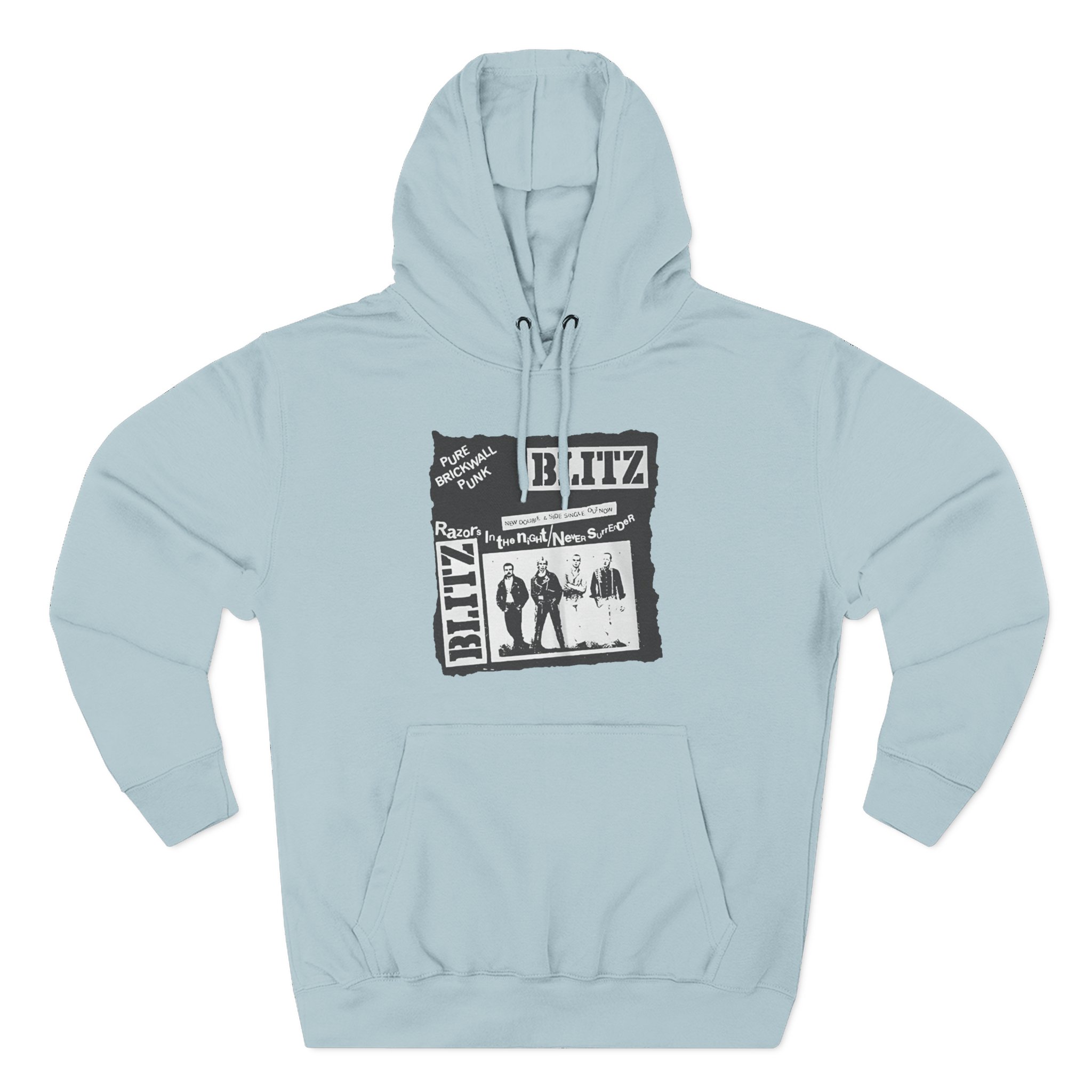 Blitz Pure Brick Wall Three-Panel Fleece Hoodie