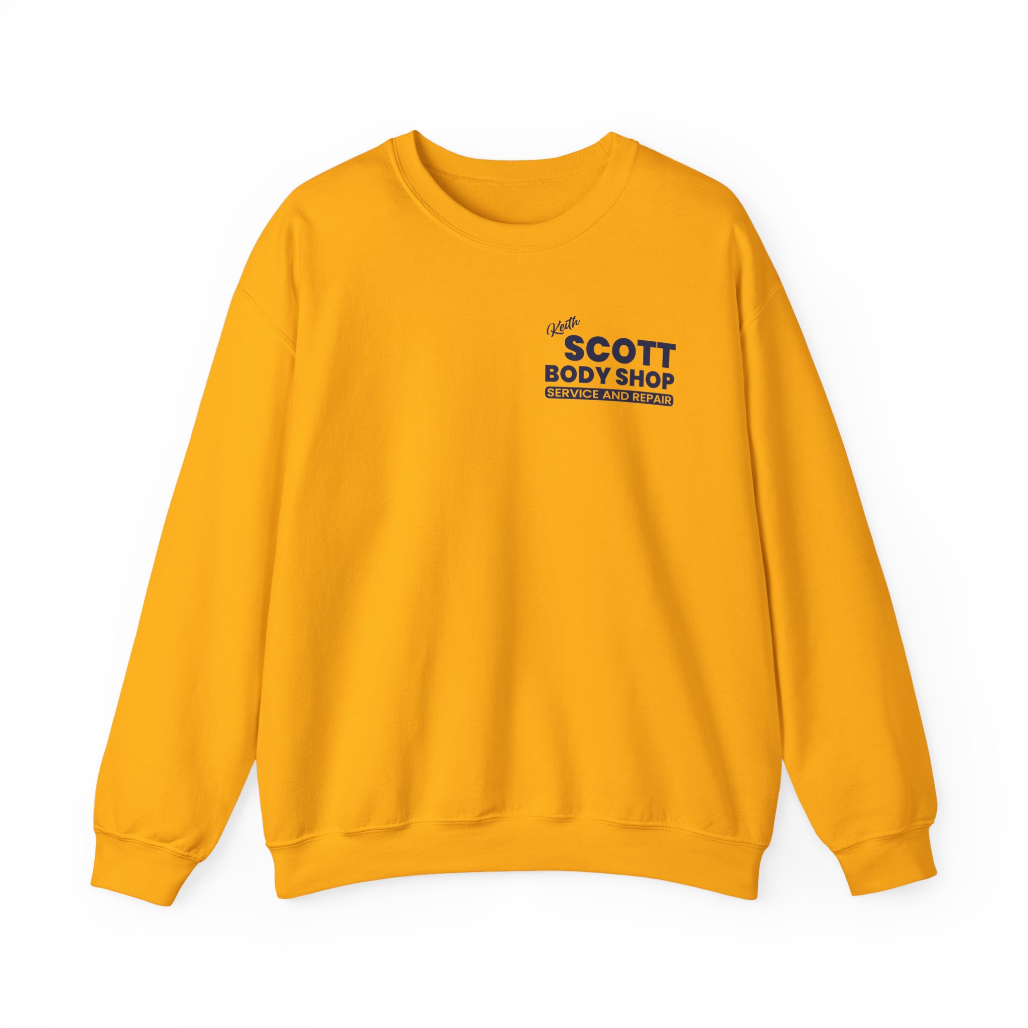 Keith Scott Body Shop One Tree Hill Unisex Heavy Blend Crewneck Sweatshirt