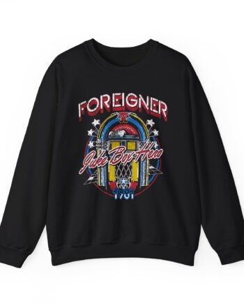 Foreigner Juke Box Hero Unisex Heavy Blend™ Crewneck Sweatshirt