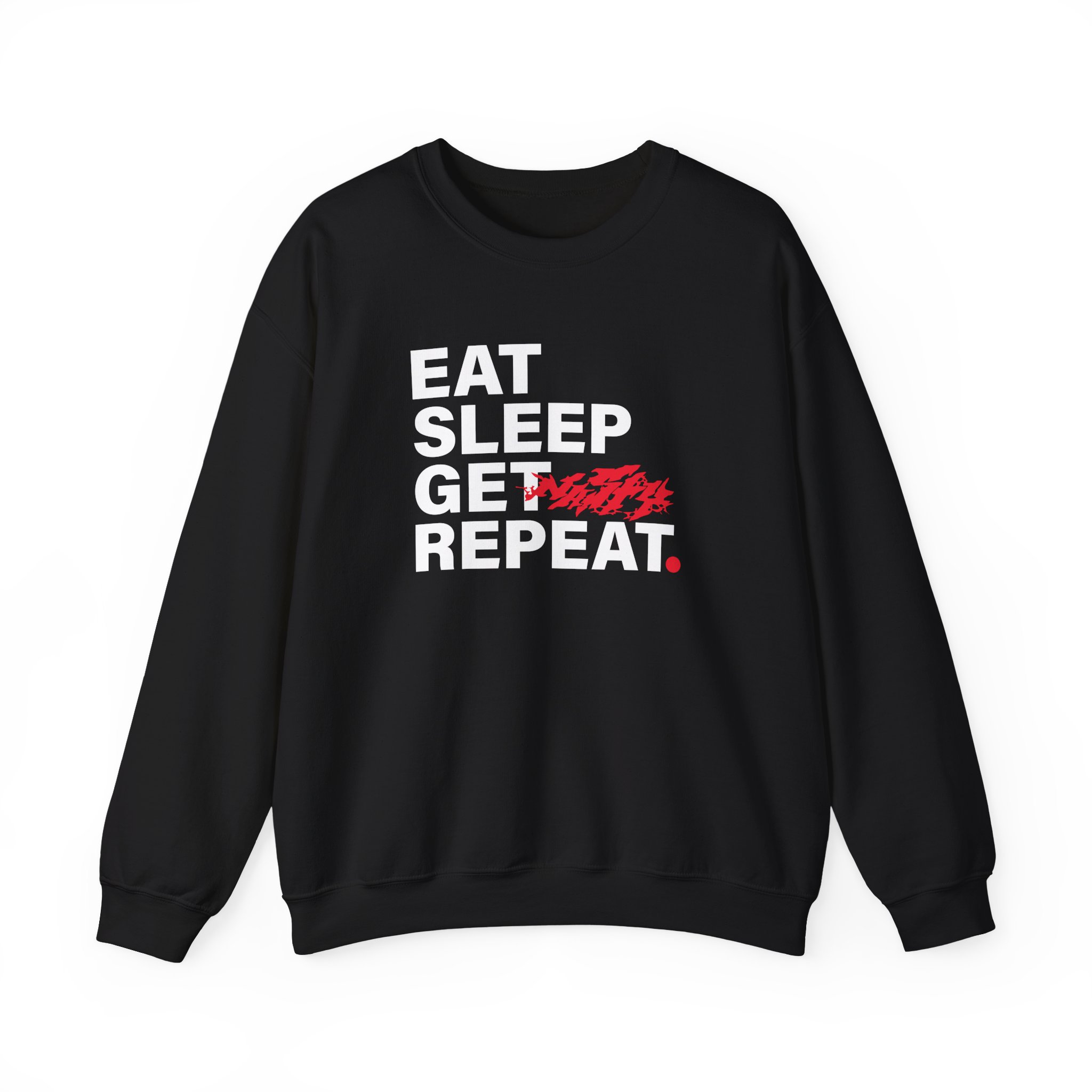 Nasty Eat Sleep Get Repeat Unisex Heavy Blendâ„¢ Crewneck Sweatshirt