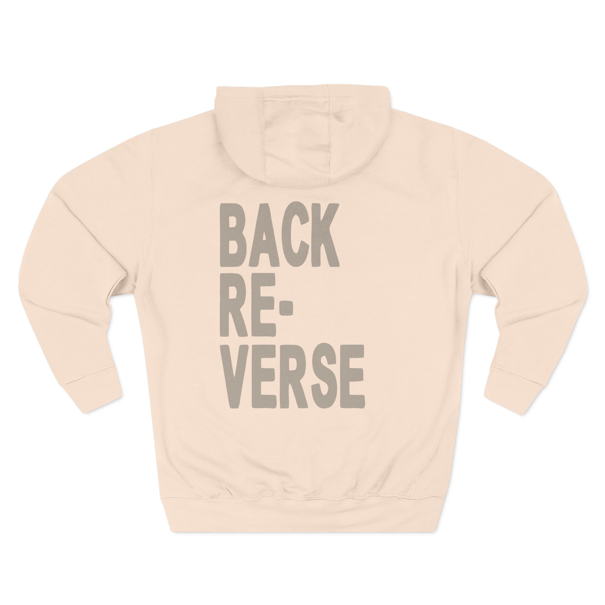 Armchair Expert Reverse Back Three-Panel Fleece Hoodie