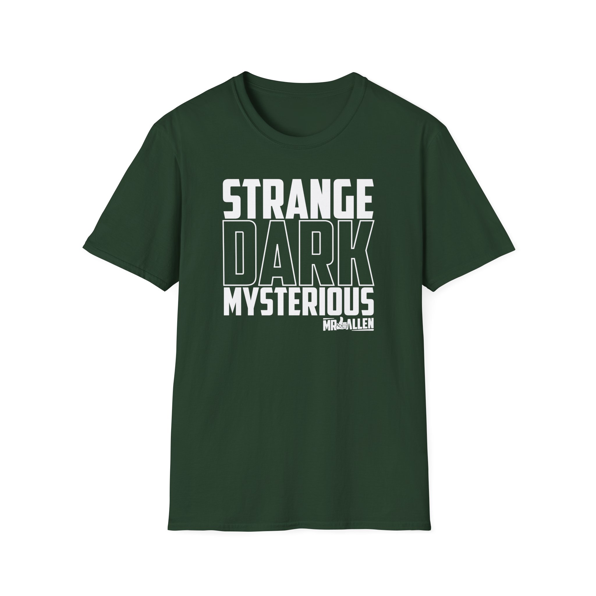 Mrballen Strange Dark Mysterious Unisex Softstyle T-Shirt