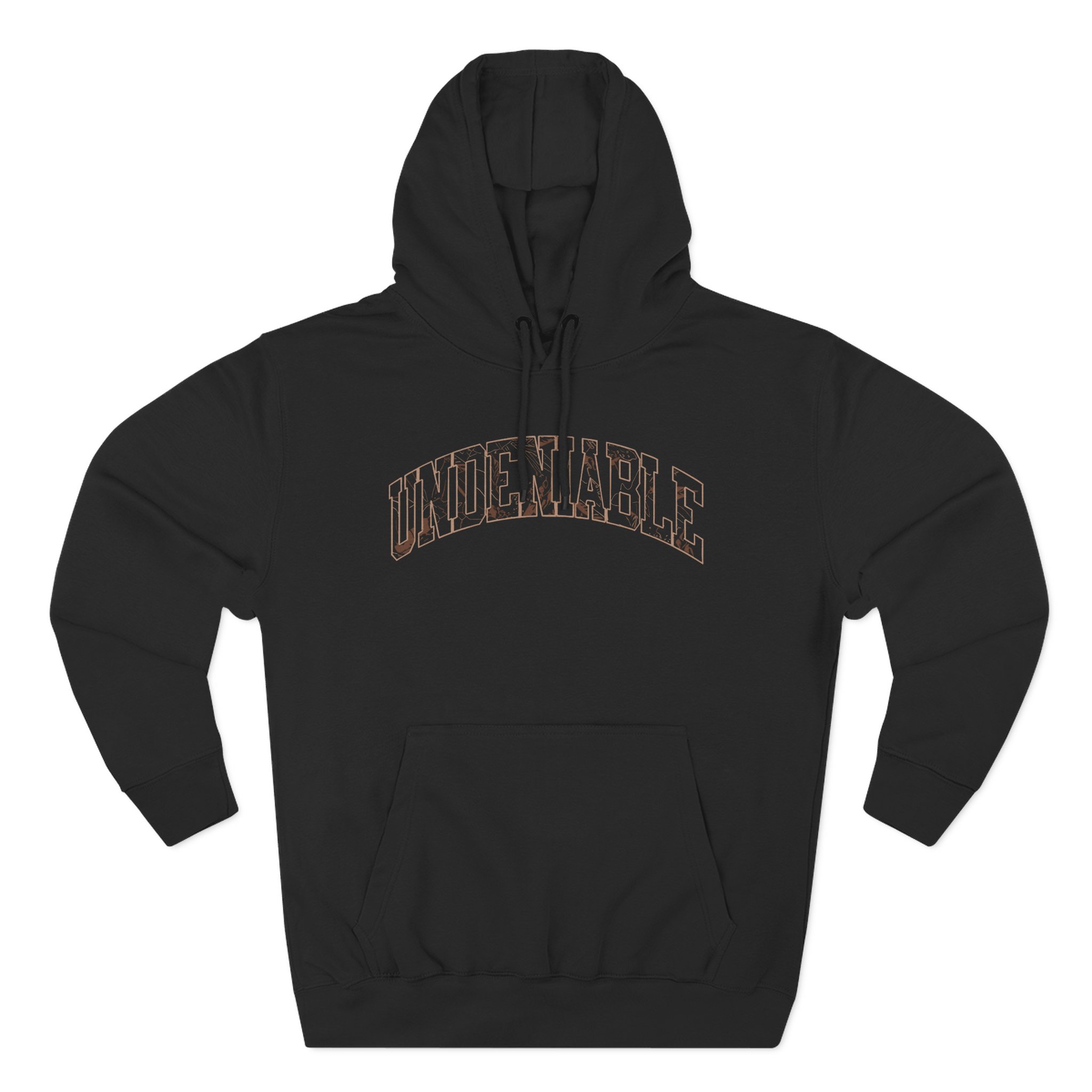 Max Holloway Undeniable Burgundy Three-Panel Fleece Hoodie
