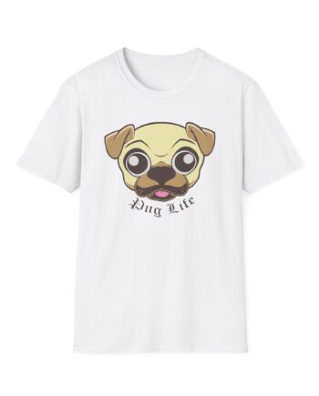Morgz Pug Life Unisex Softstyle T-Shirt