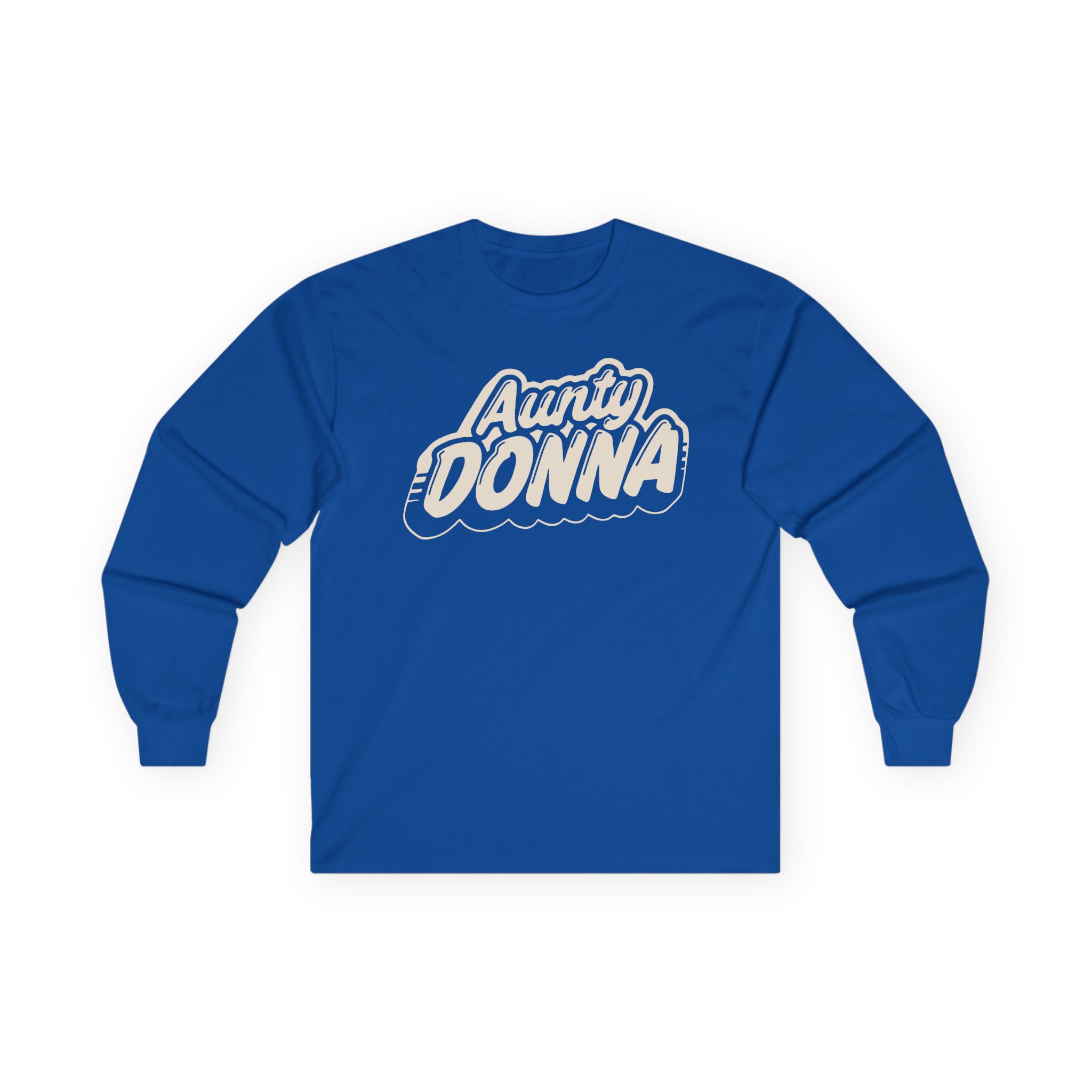 Aunty Donna Bubble Logo Unisex Ultra Cotton Long Sleeve Tee