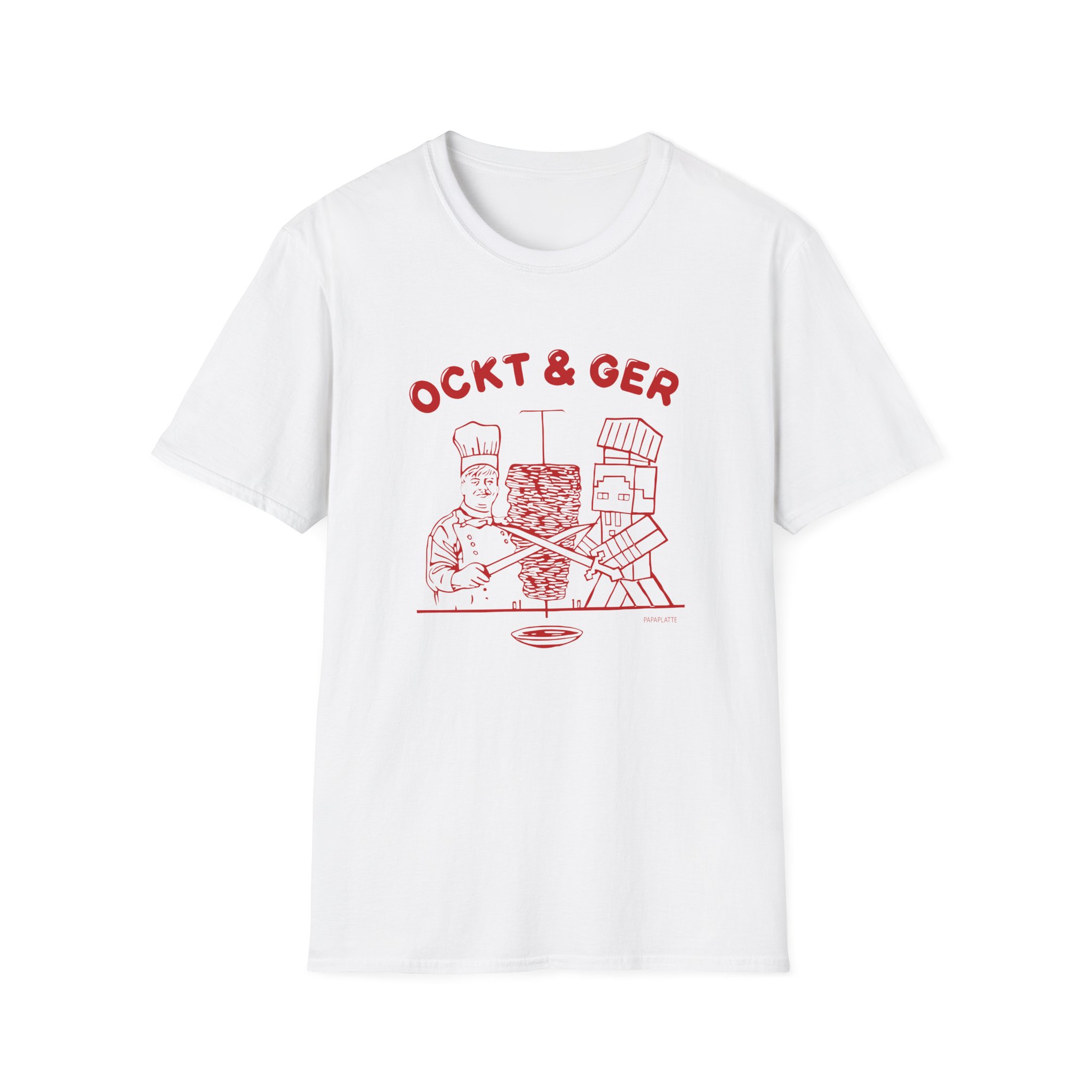 Papaplatte OCKT & GER Unisex Softstyle T-Shirt