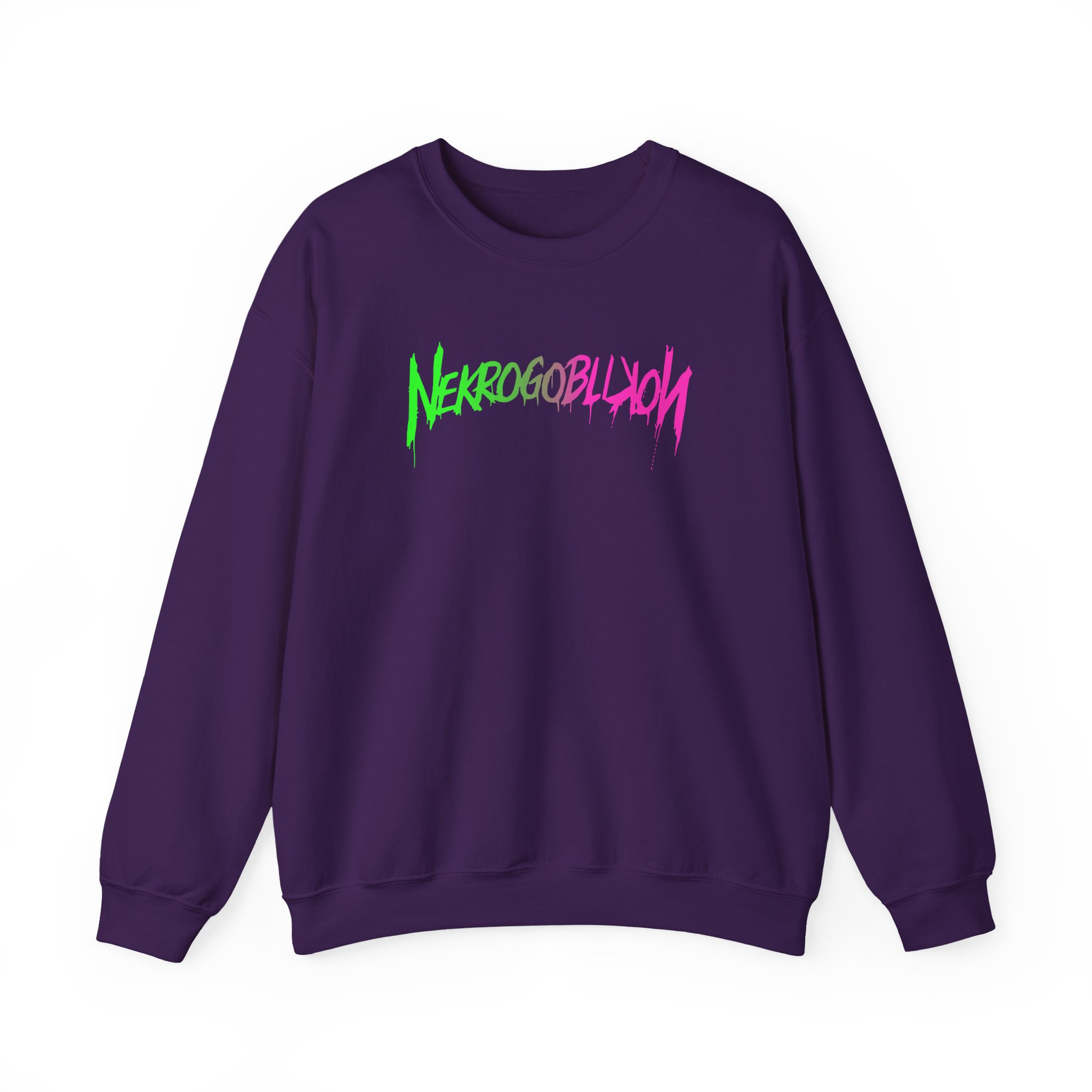 Nekrogoblikon Goblin Mode Wicked Ombre Unisex Heavy Blendâ„¢ Crewneck Sweatshirt
