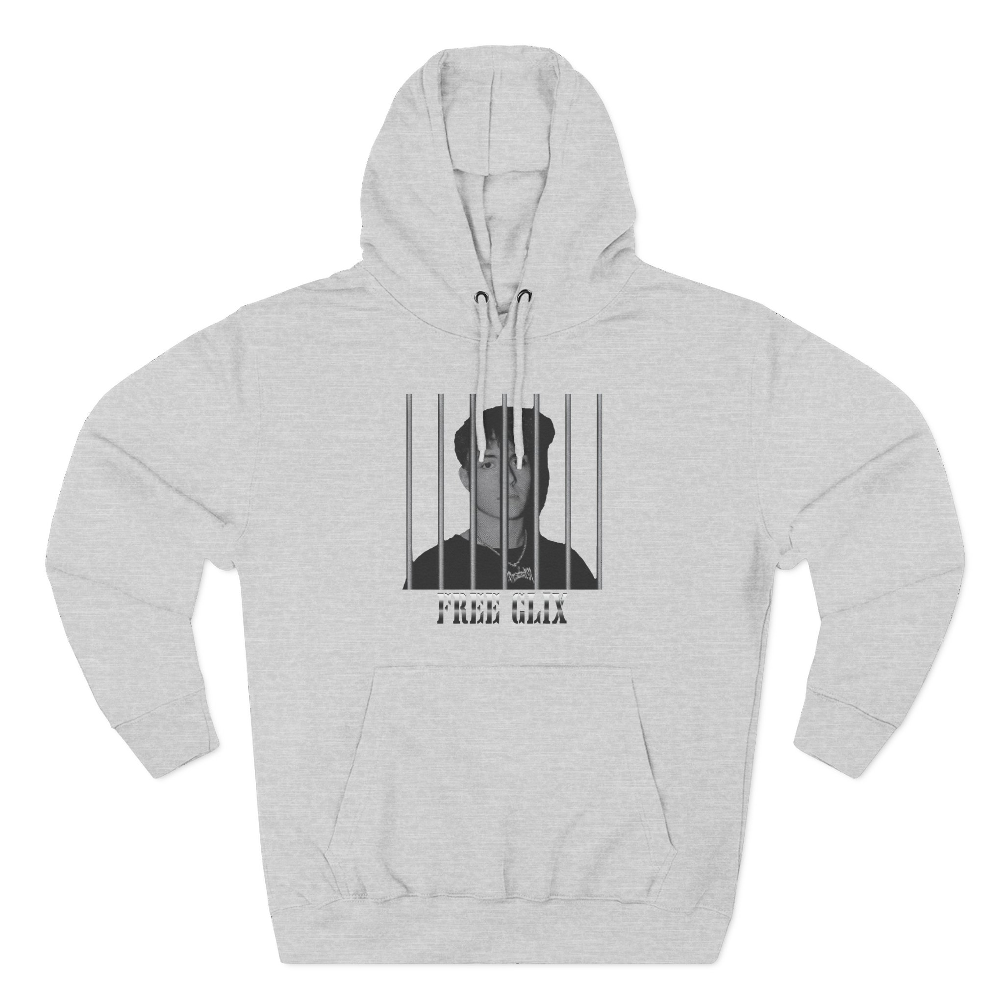Free Clix Three-Panel Fleece Hoodie