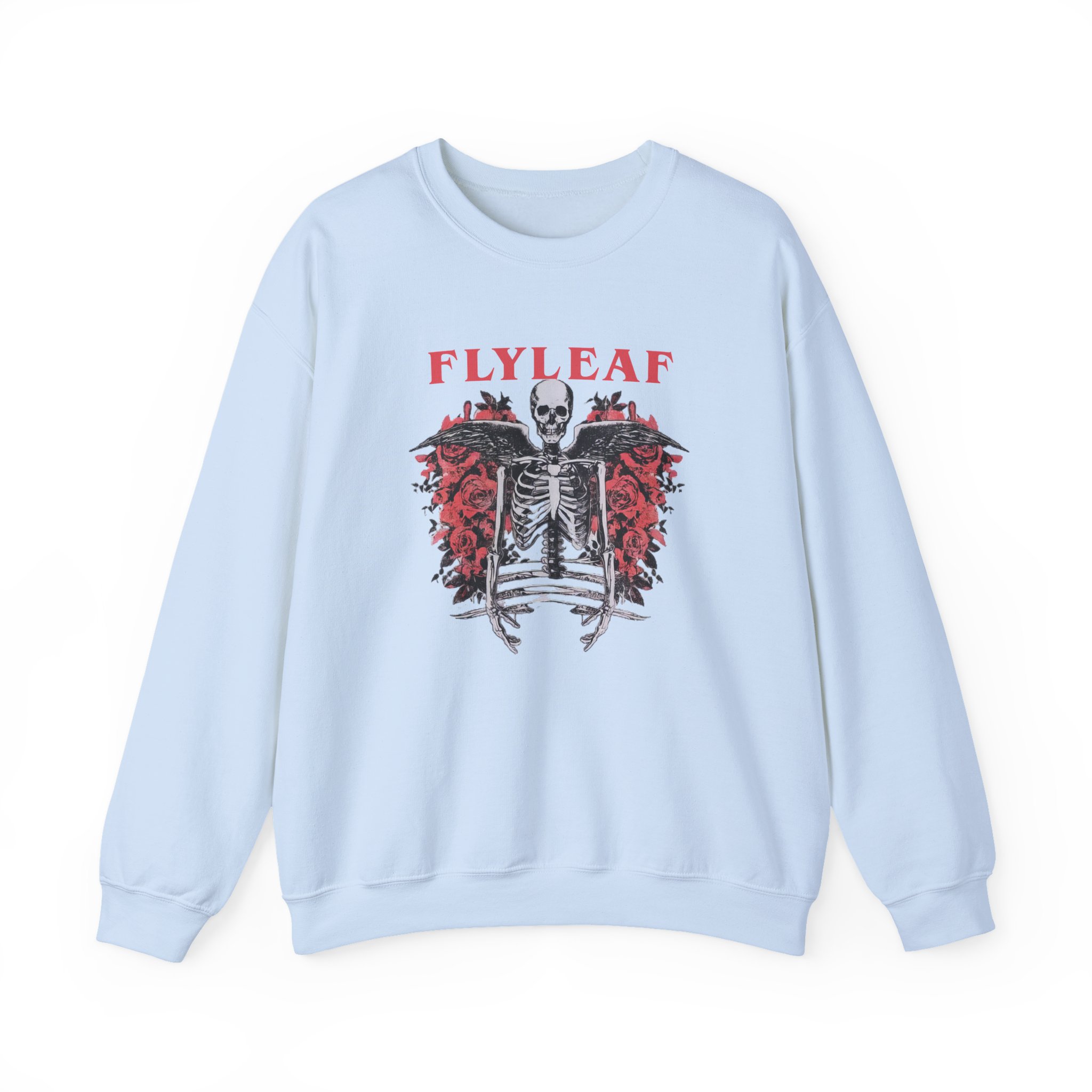 Flyleaf Skeleton Angel Unisex Heavy Blendâ„¢ Crewneck Sweatshirt