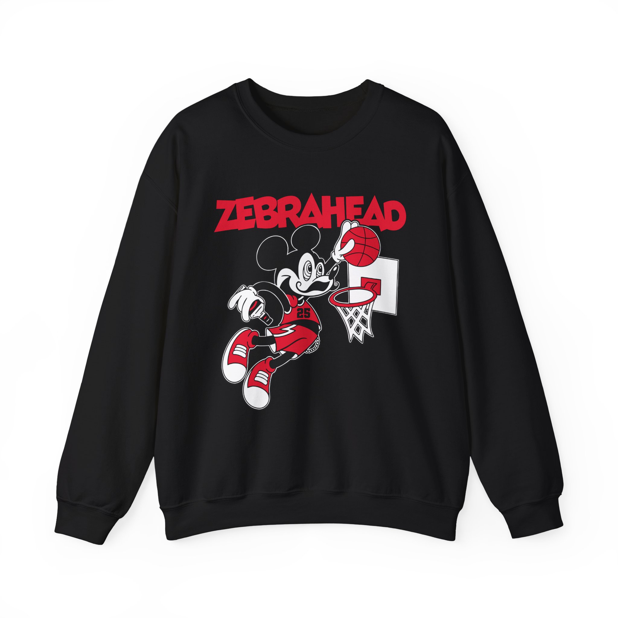 Zebrahead Mickey Unisex Heavy Blendâ„¢ Crewneck Sweatshirt