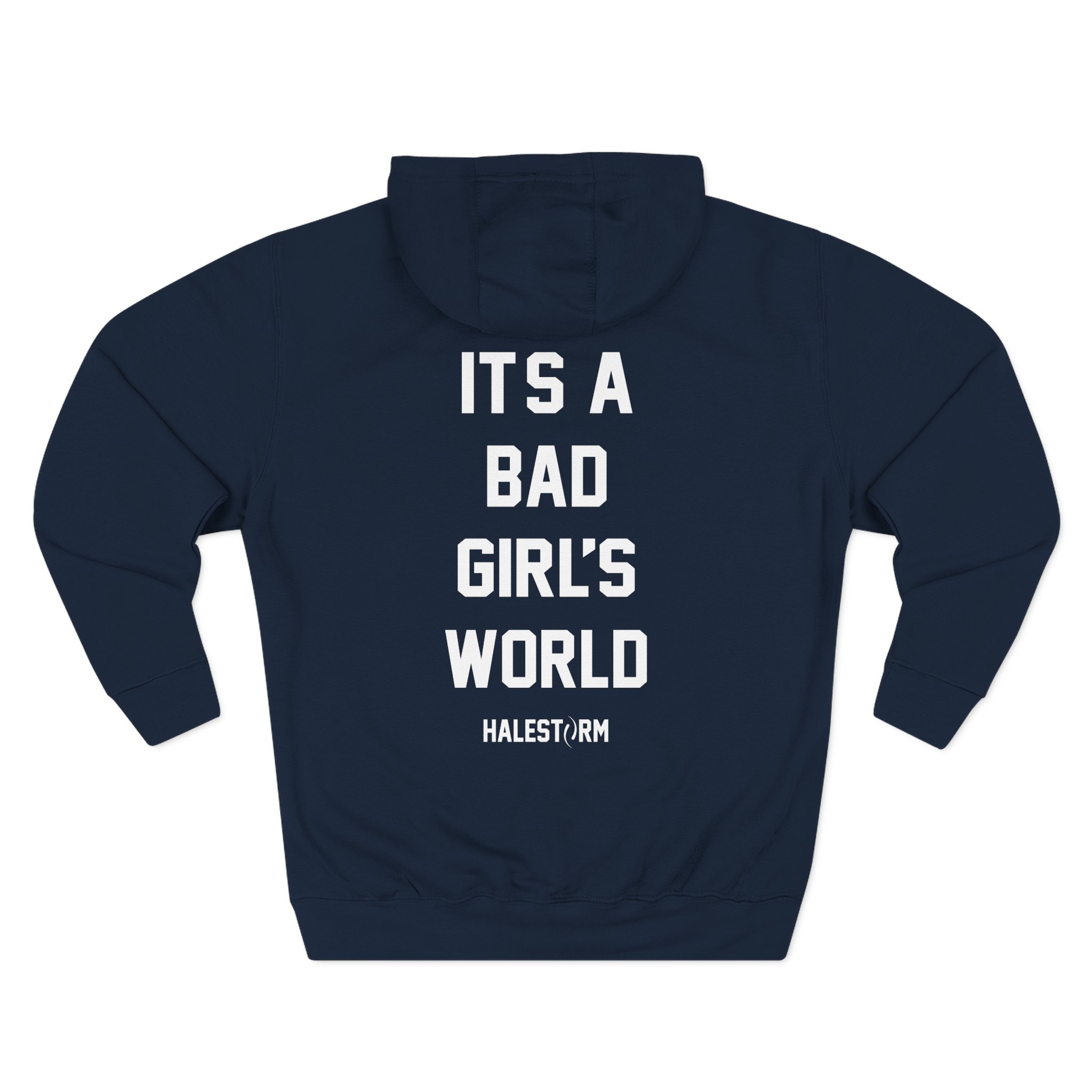 Halestorm It's a Bad Girl's World Three-Panel Fleece Hoodie