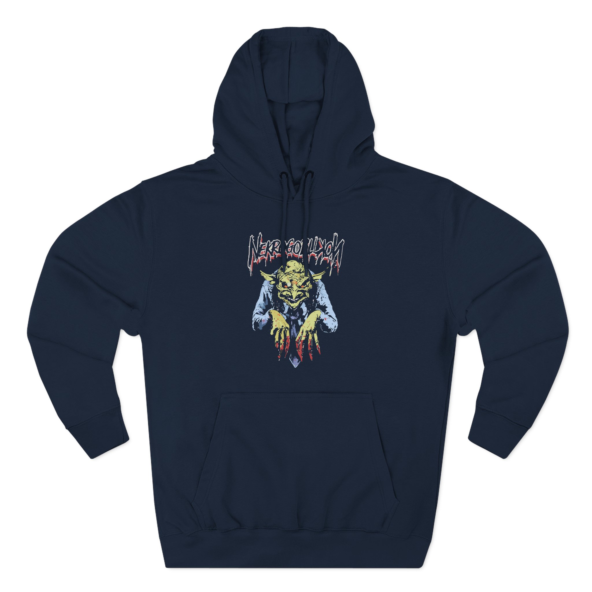 Nekrogoblikon Bloody Fingers Three-Panel Fleece Hoodie