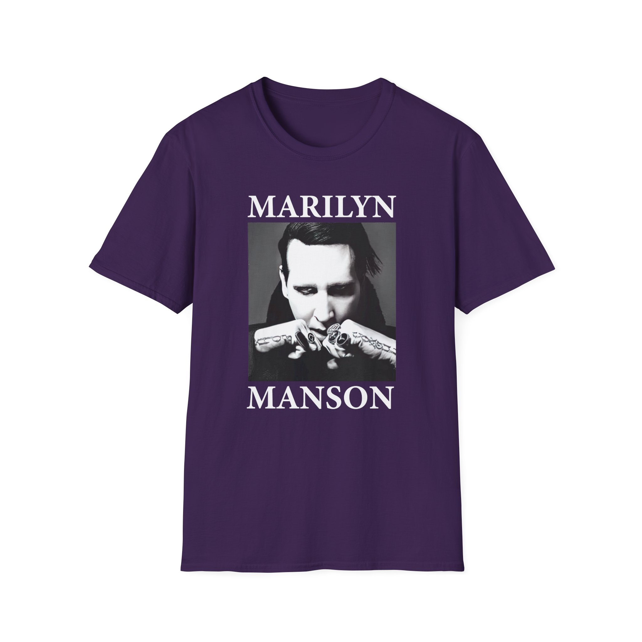 Marilyn Manson Fists Amplified Unisex Softstyle T-Shirt