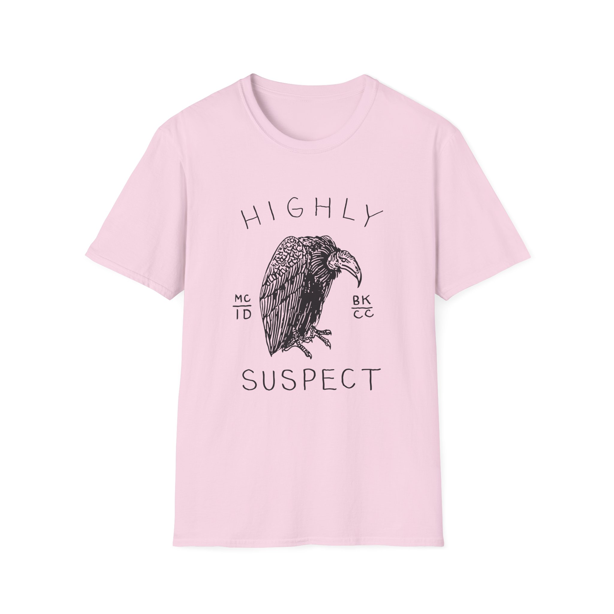 Highly Suspect Vulture Natural Unisex Softstyle T-shirt