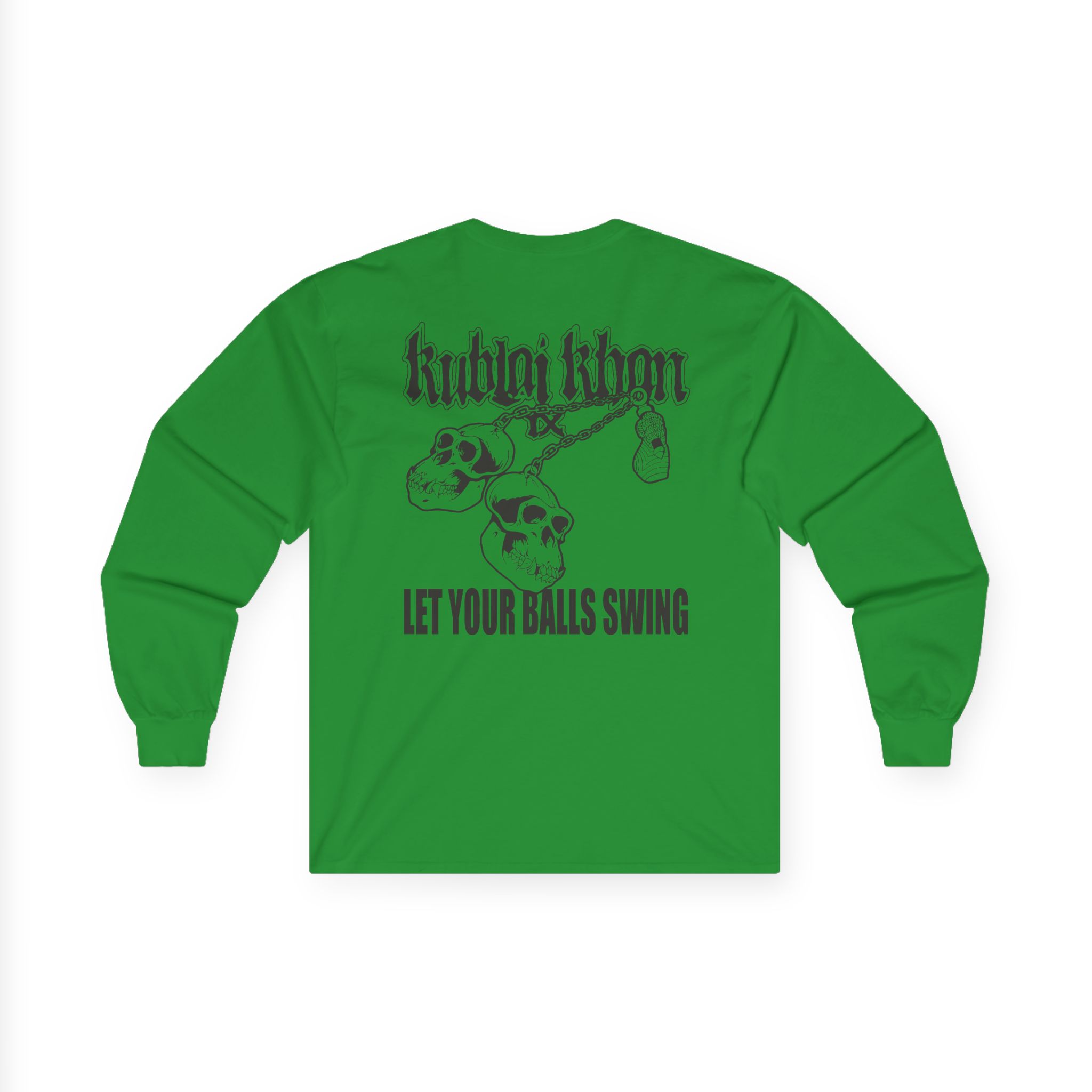 Kublai Khan - Let Your Balls Swing Unisex Ultra Cotton Long Sleeve Tee