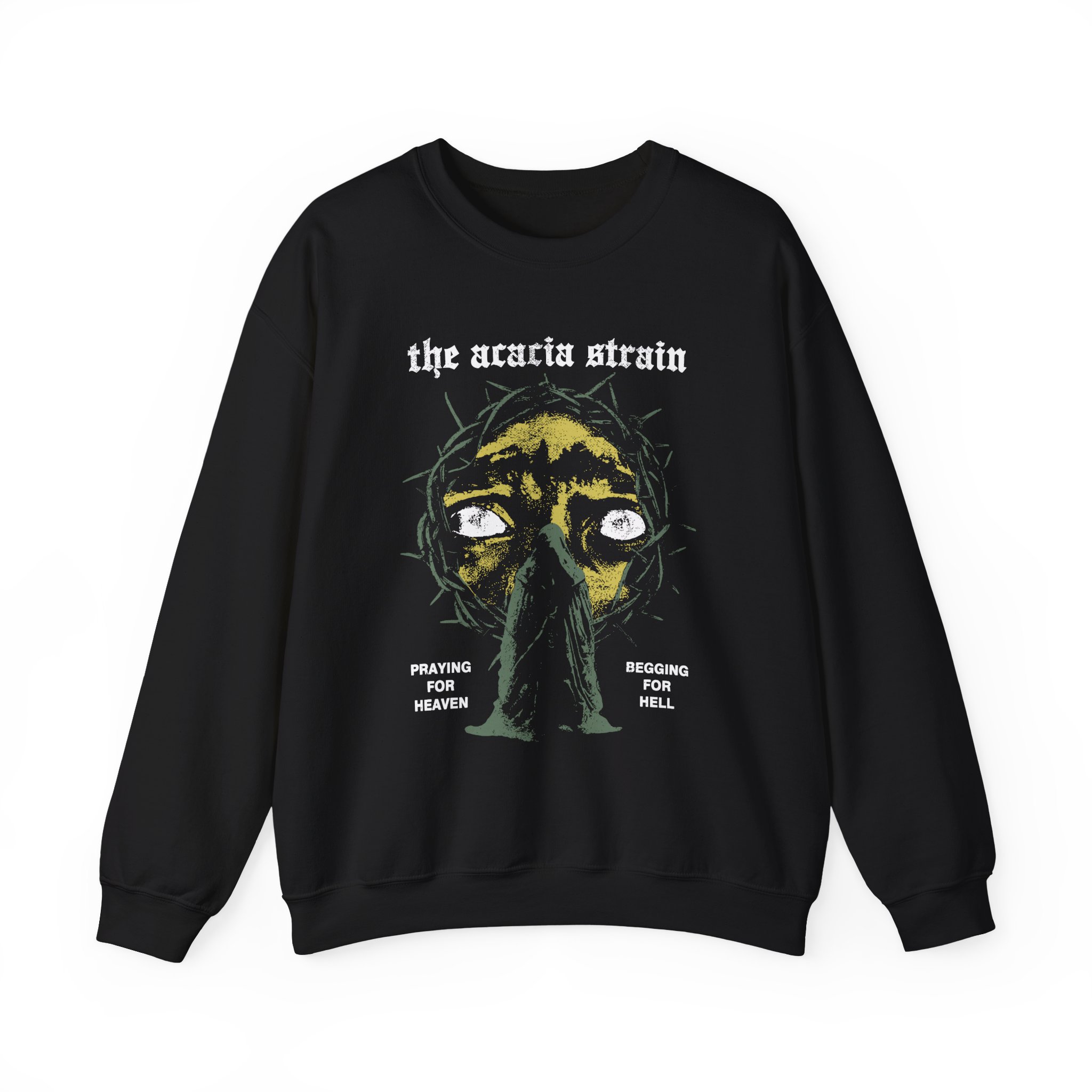 The Acacia Strain Praying & Begging Unisex Heavy Blendâ„¢ Crewneck Sweatshirt