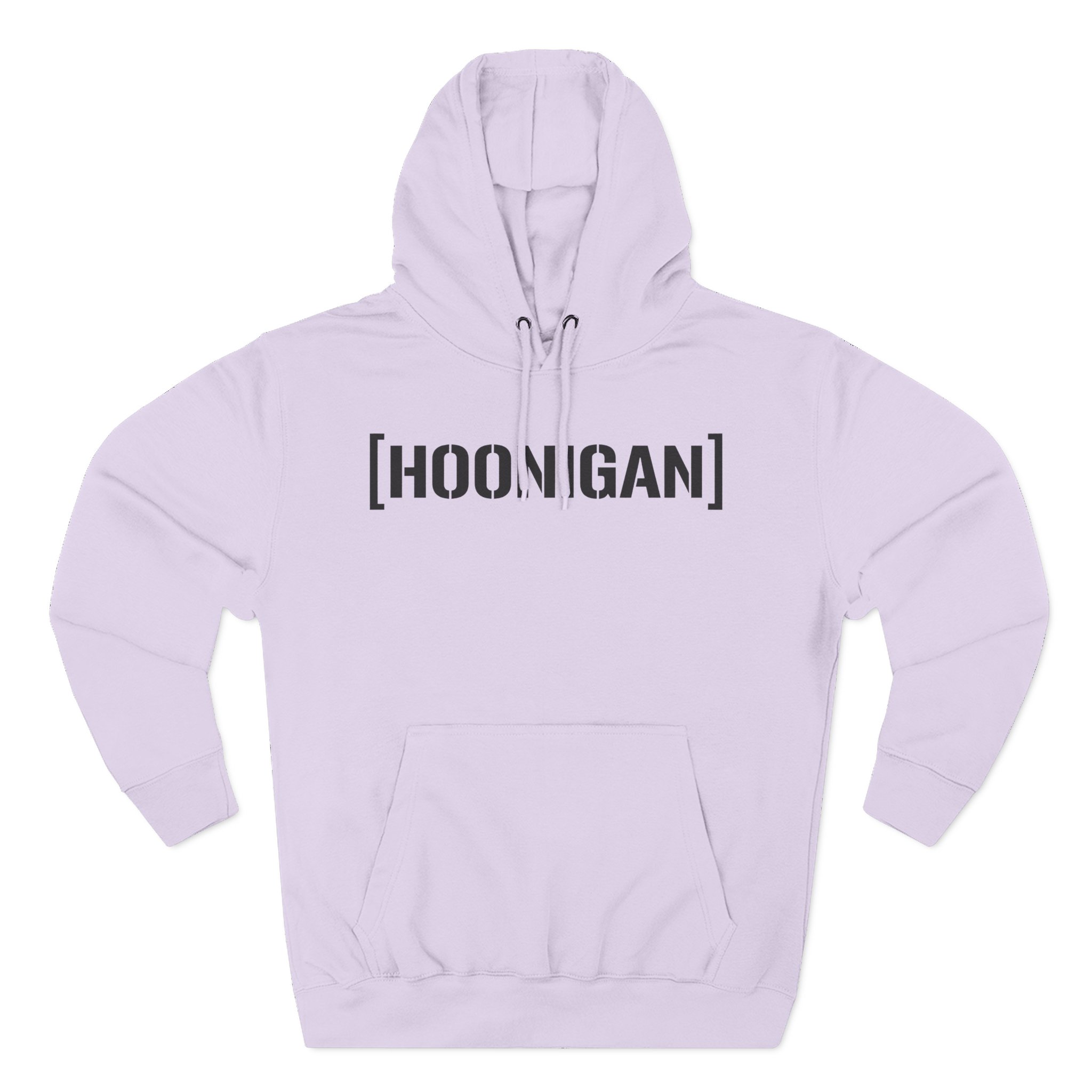 Ken Block Hoonigan Bracket Censor Bar Logo Three-Panel Fleece Hoodie