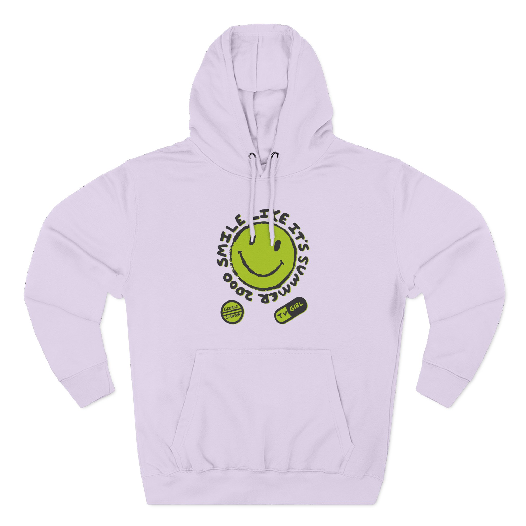Tv Girl Smile Like It's Summer 2000 Three-Panel Fleece Hoodie