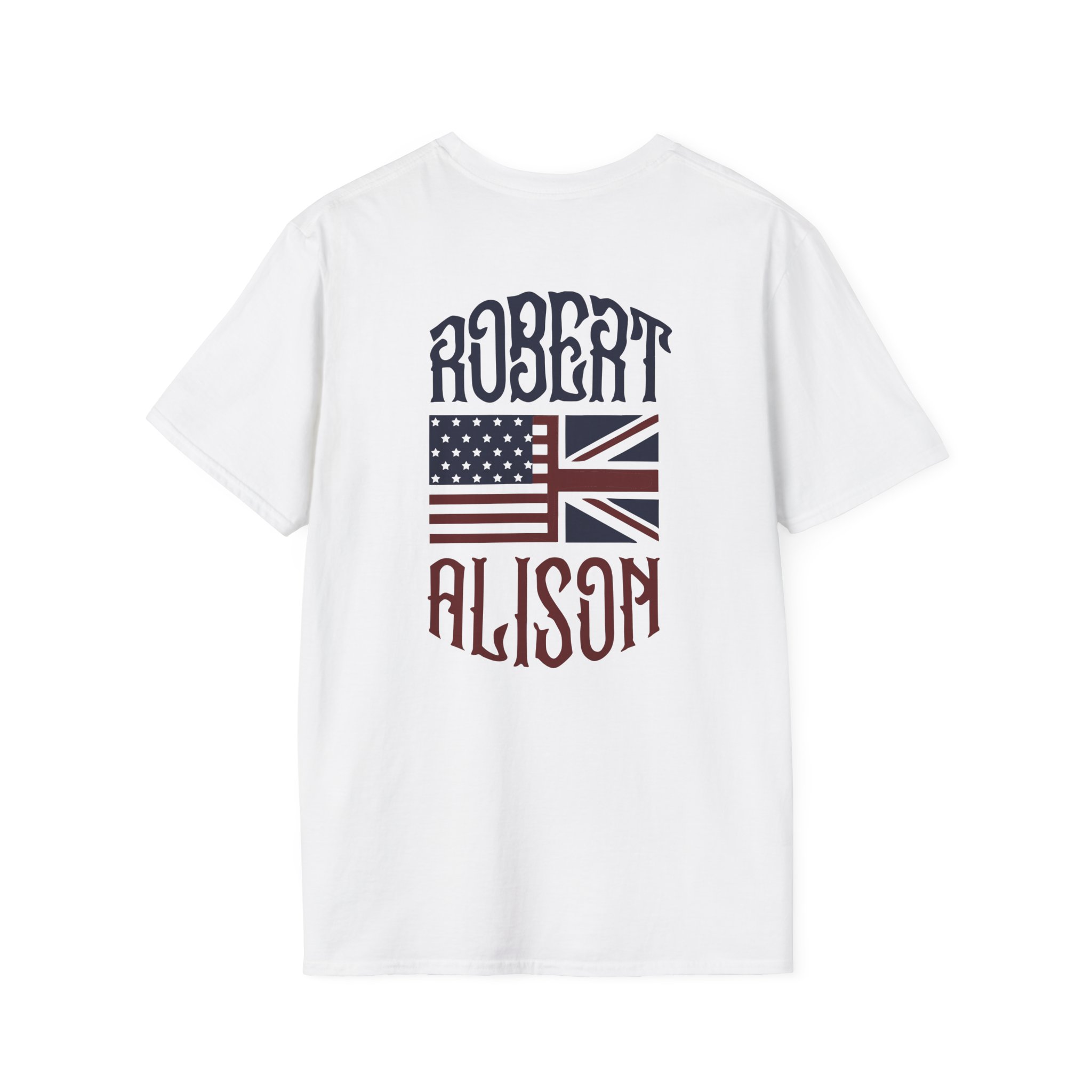 Robert Plant Inflated Type Unisex Softstyle T-Shirt