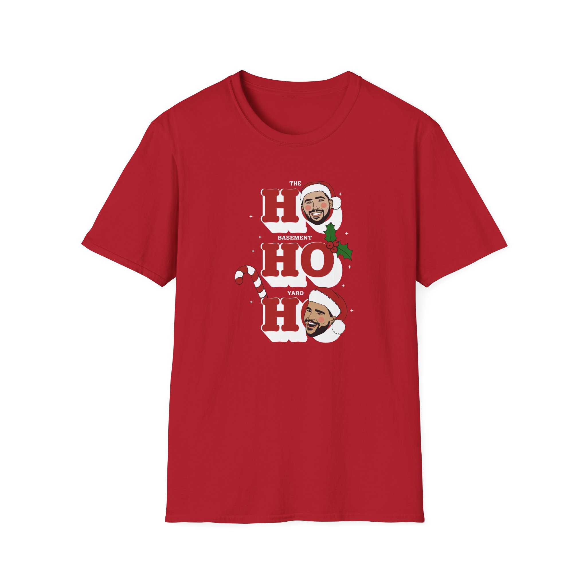 Ho Ho Ho Basement Yard Unisex Softstyle T-Shirt