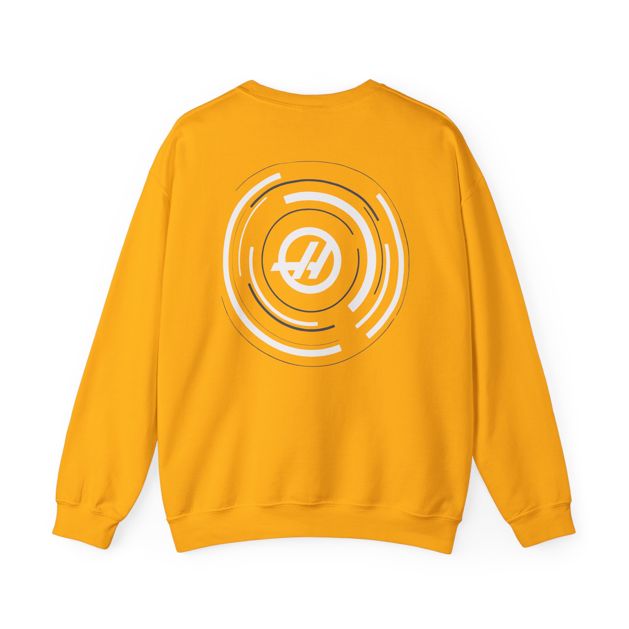 Haas F1 Dynamic Roundel Unisex Heavy Blendâ„¢ Crewneck Sweatshirt