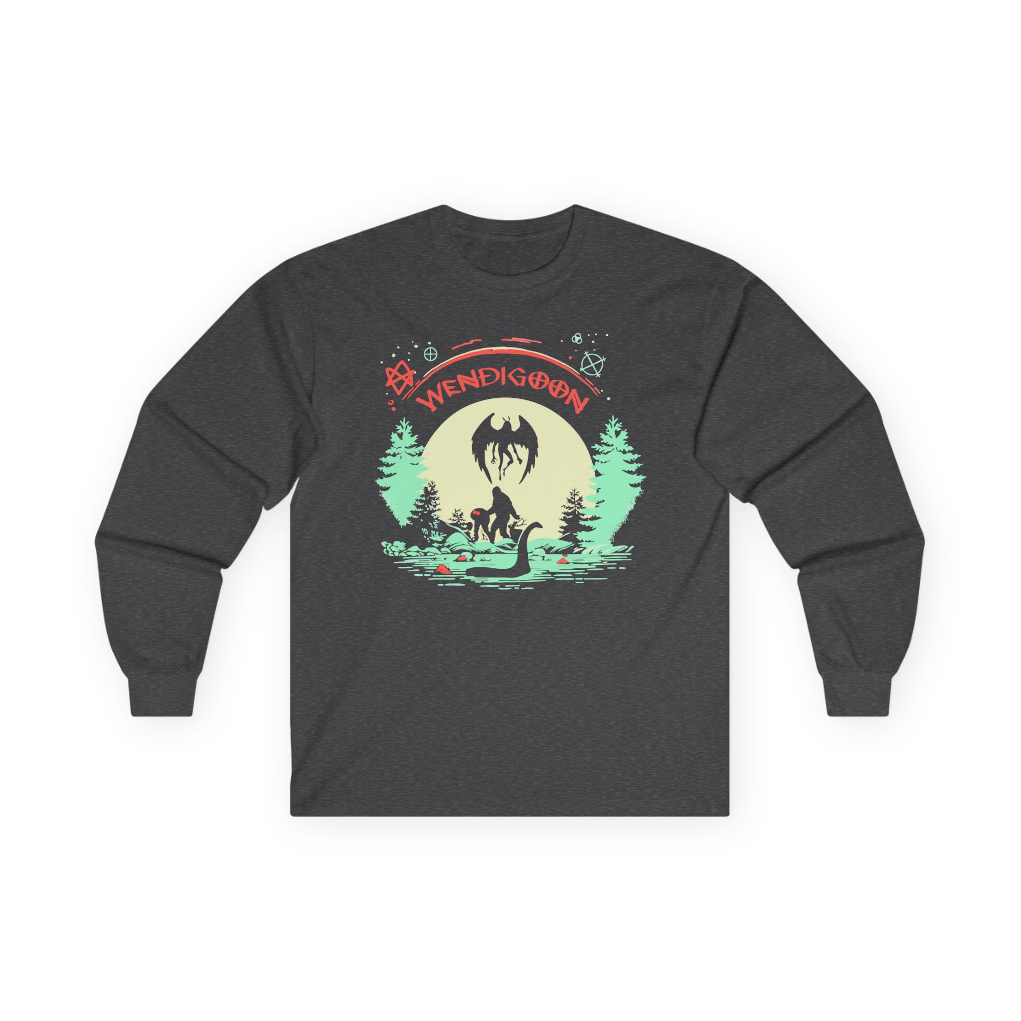 Wendigoon Cryptids on Tour Unisex Ultra Cotton Long Sleeve Tee