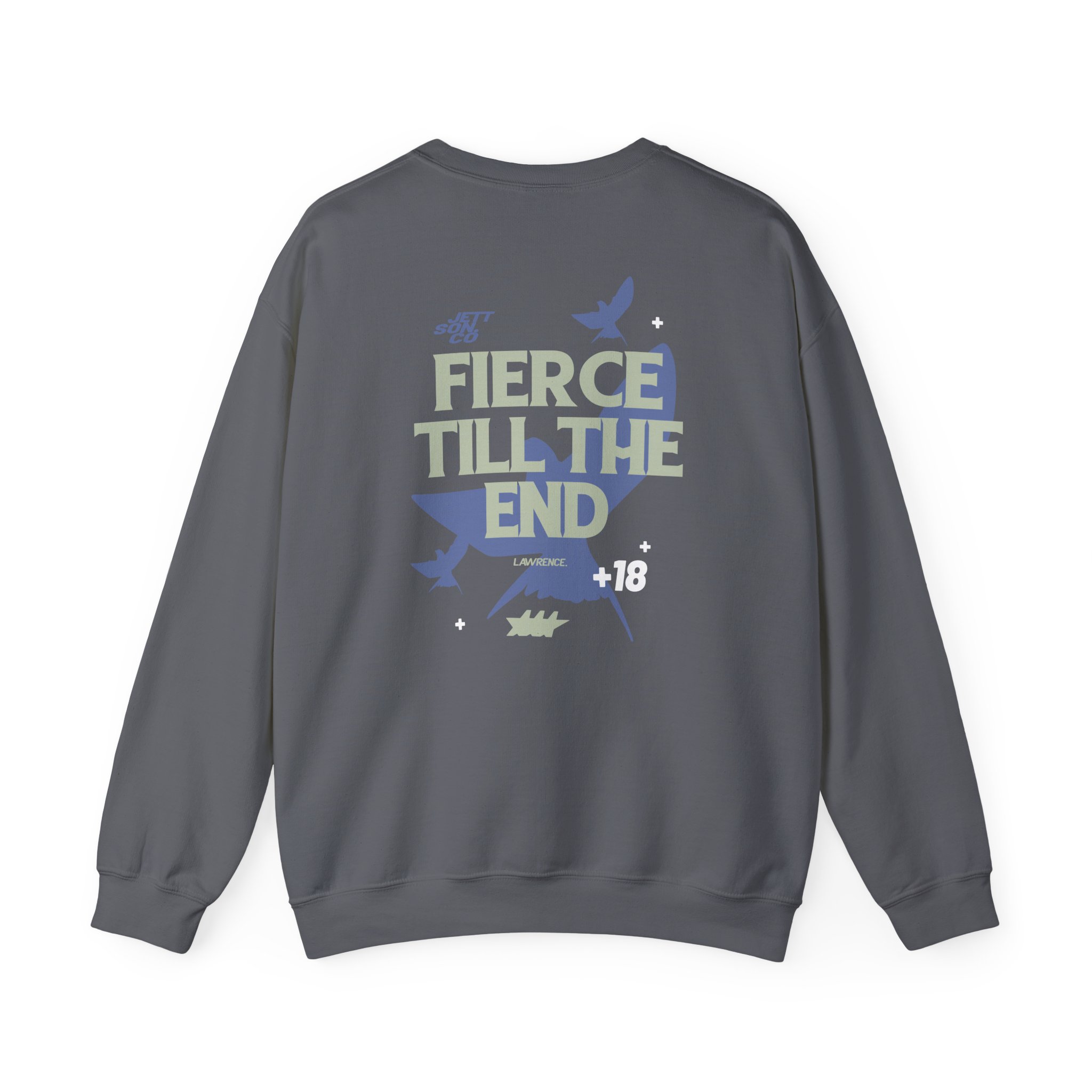 Jett Lawrenc Fierce Till the End Unisex Heavy Blendâ„¢ Crewneck Sweatshirt