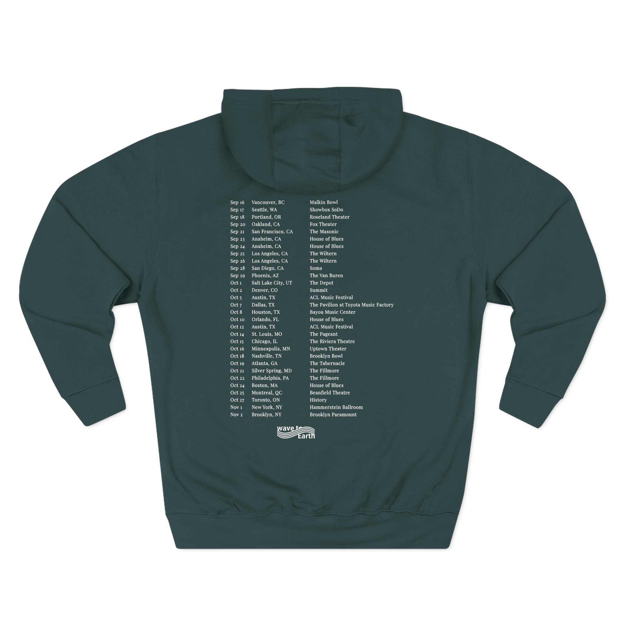 Wave to Earth 0.03 Na Tour Three-Panel Fleece Hoodie