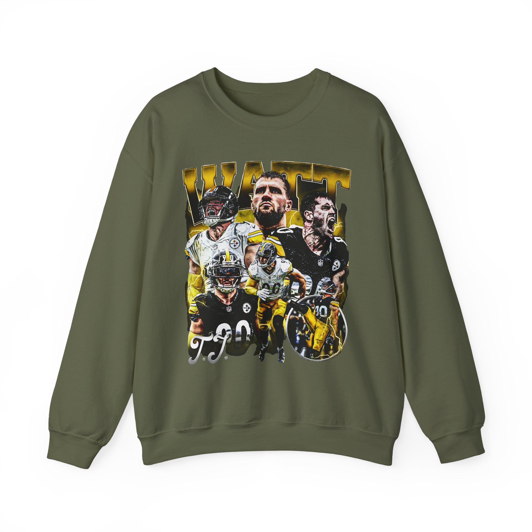Tj Watt Unisex Heavy Blendâ„¢ Crewneck Sweatshirt