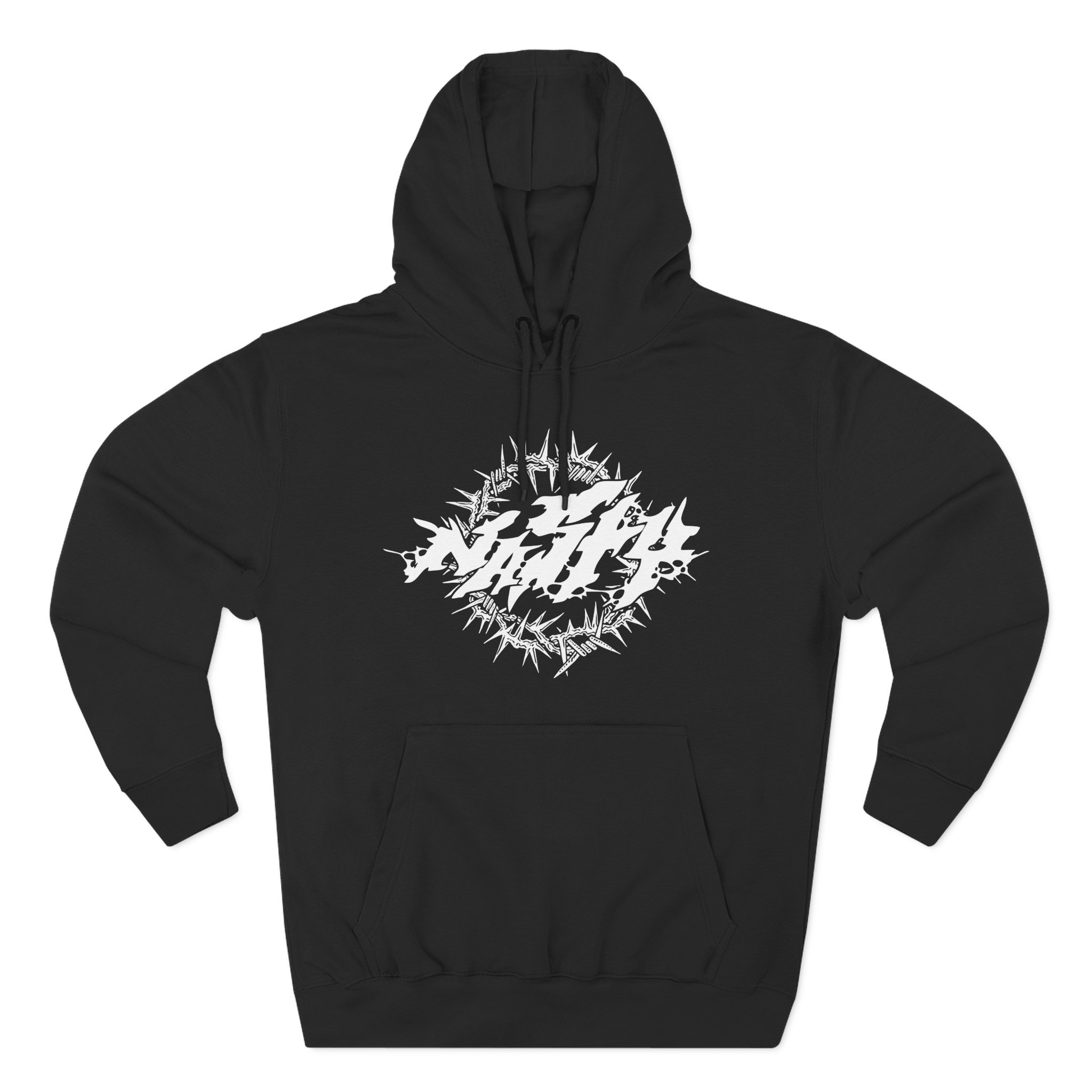 Nasty Thorns Three-Panel Fleece Hoodie