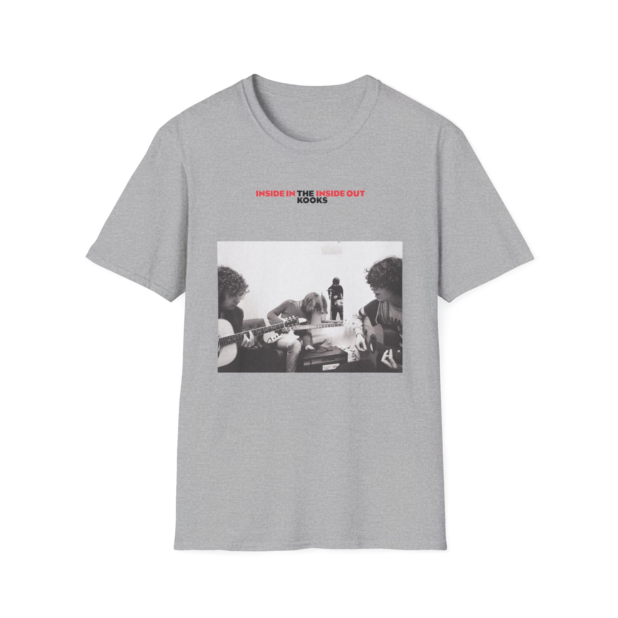 The Kooks Inside In inside Out Album Cover Unisex Softstyle T-Shirt